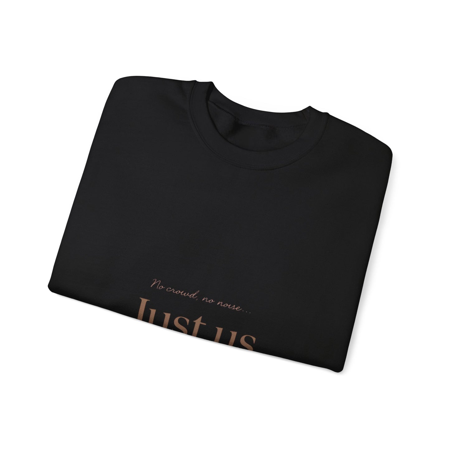 Just Us heart sweatshirt | minimalist couples crewneck