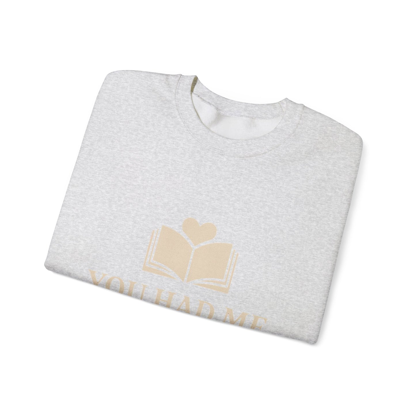 You Turned the Page Book Graphic Sweatshirt | Cozy Reading Quote Crewneck