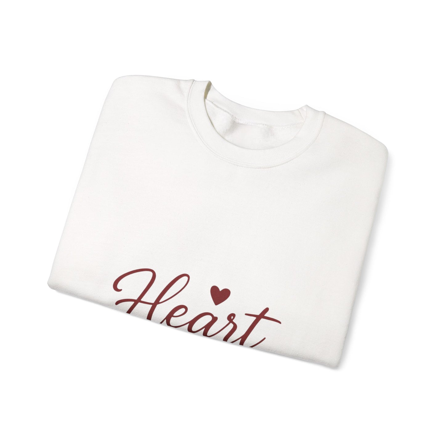 Heart Full Sweatshirt — Cozy Valentine's Crewneck