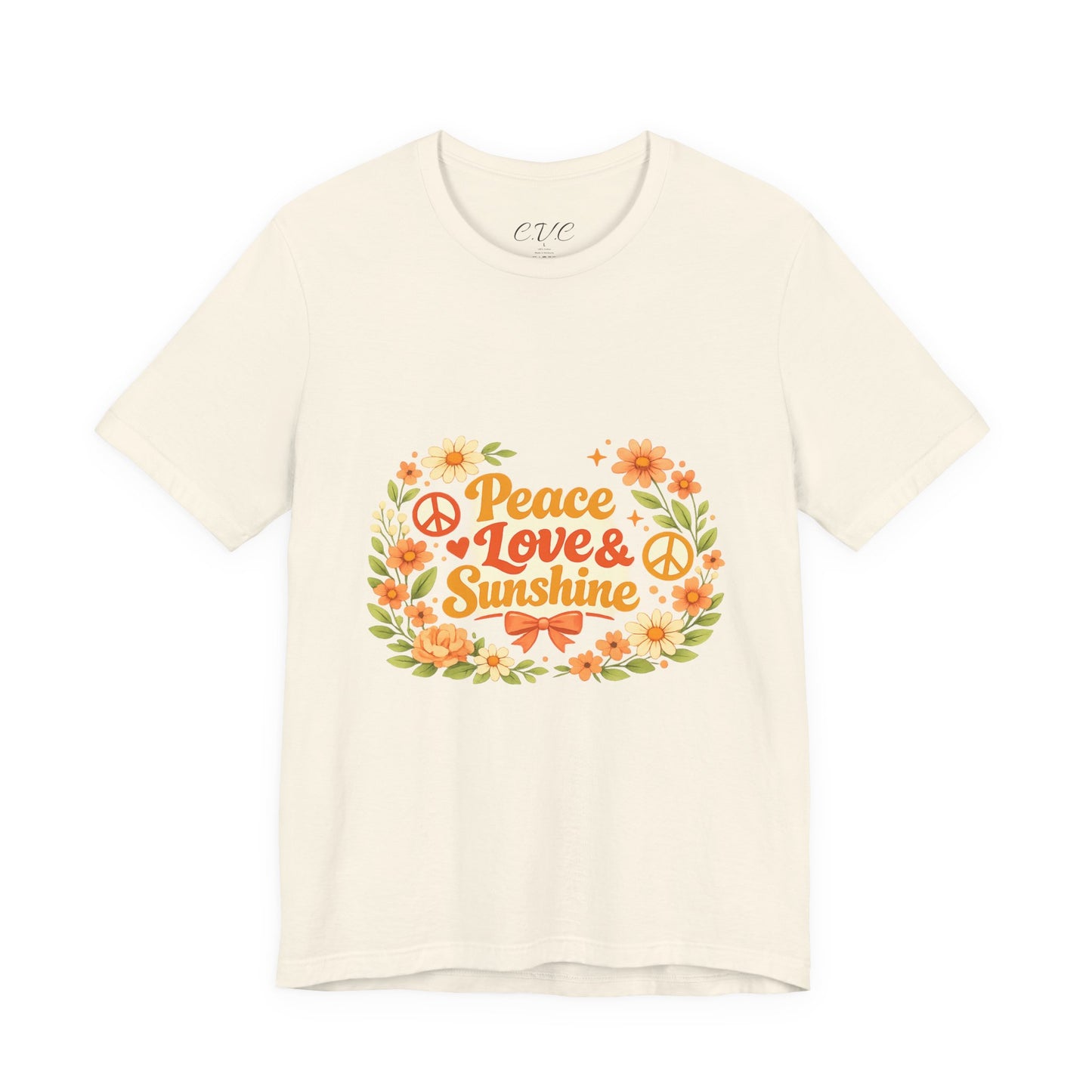 Peace Love and Sunshine Summer Vibes T-Shirt