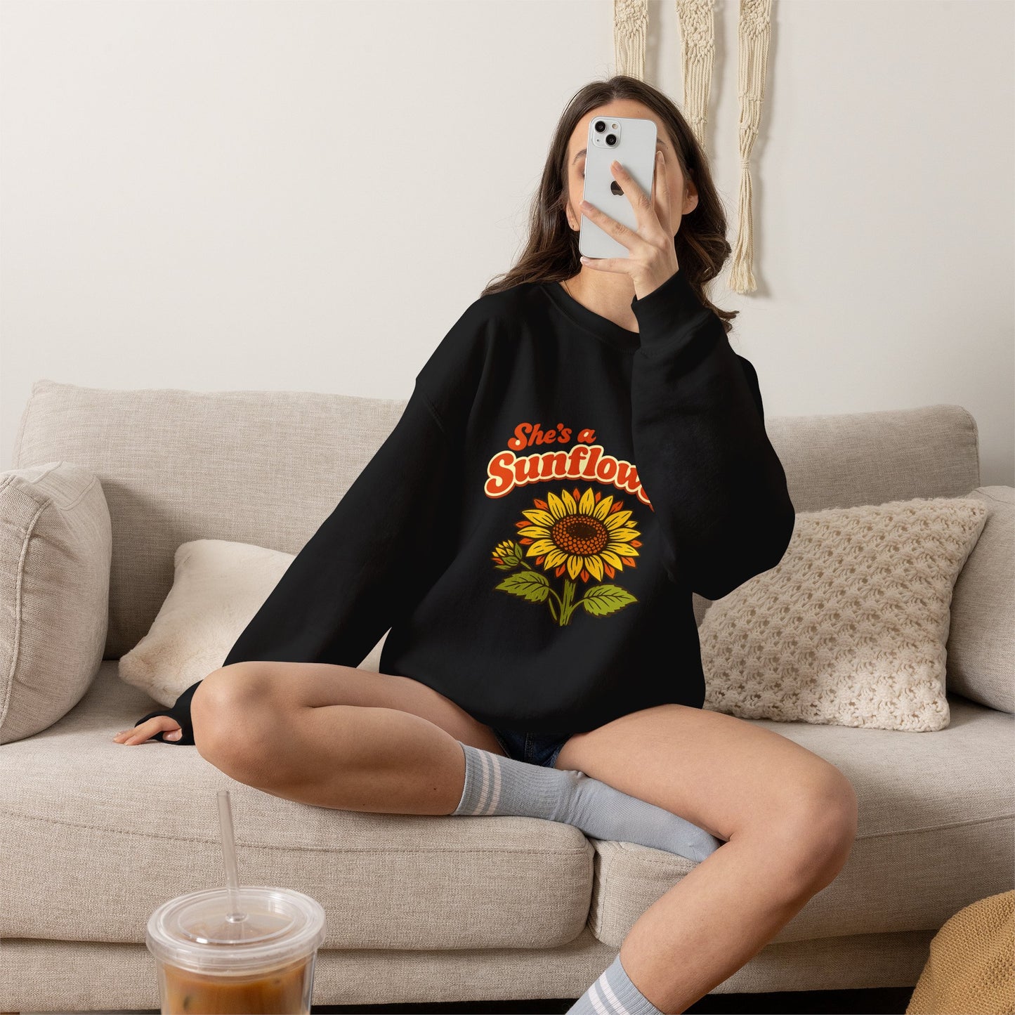 She's a Flower Summer Vibes Sweatshirt
