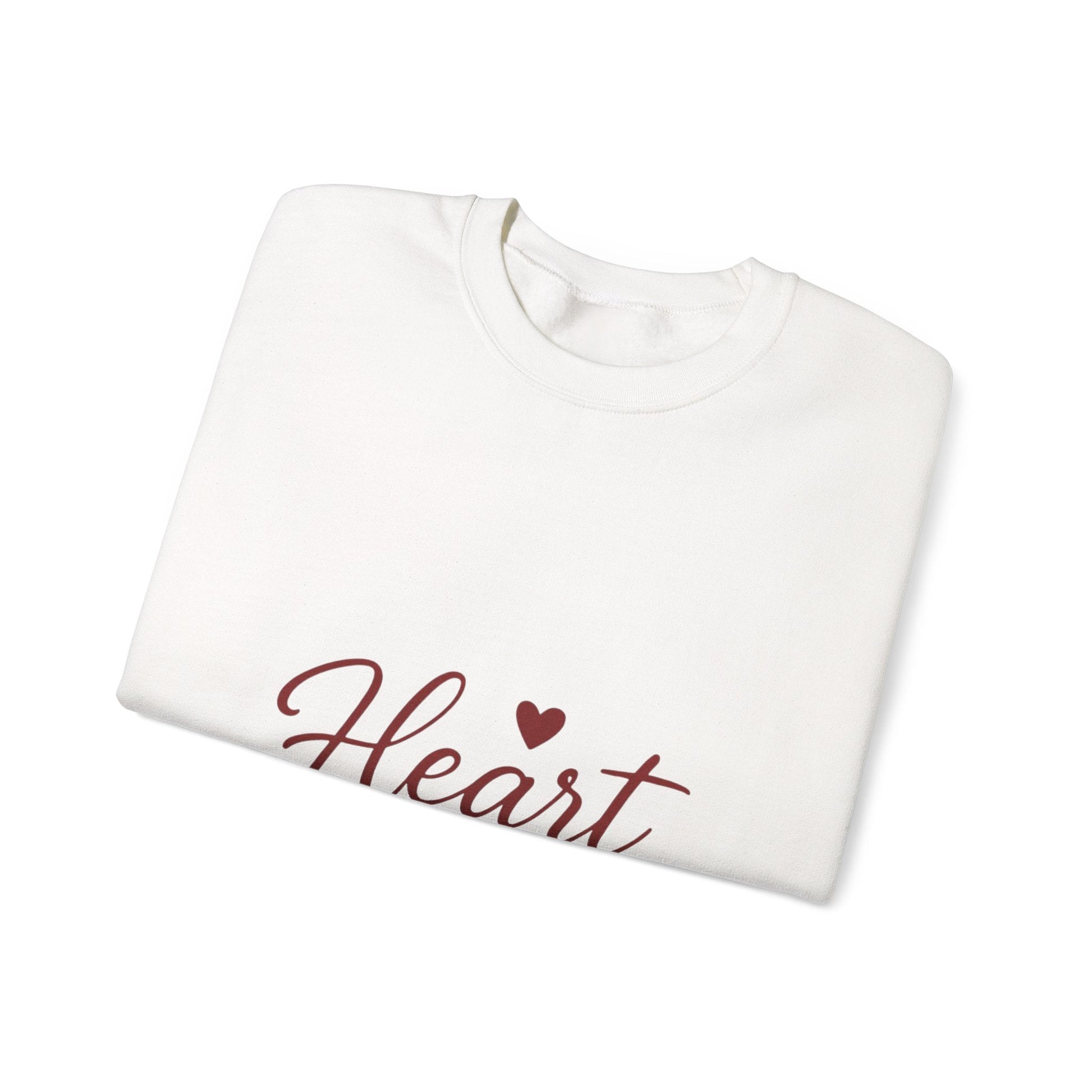 Heart Full Sweatshirt — Cozy Valentine's Crewneck Printify