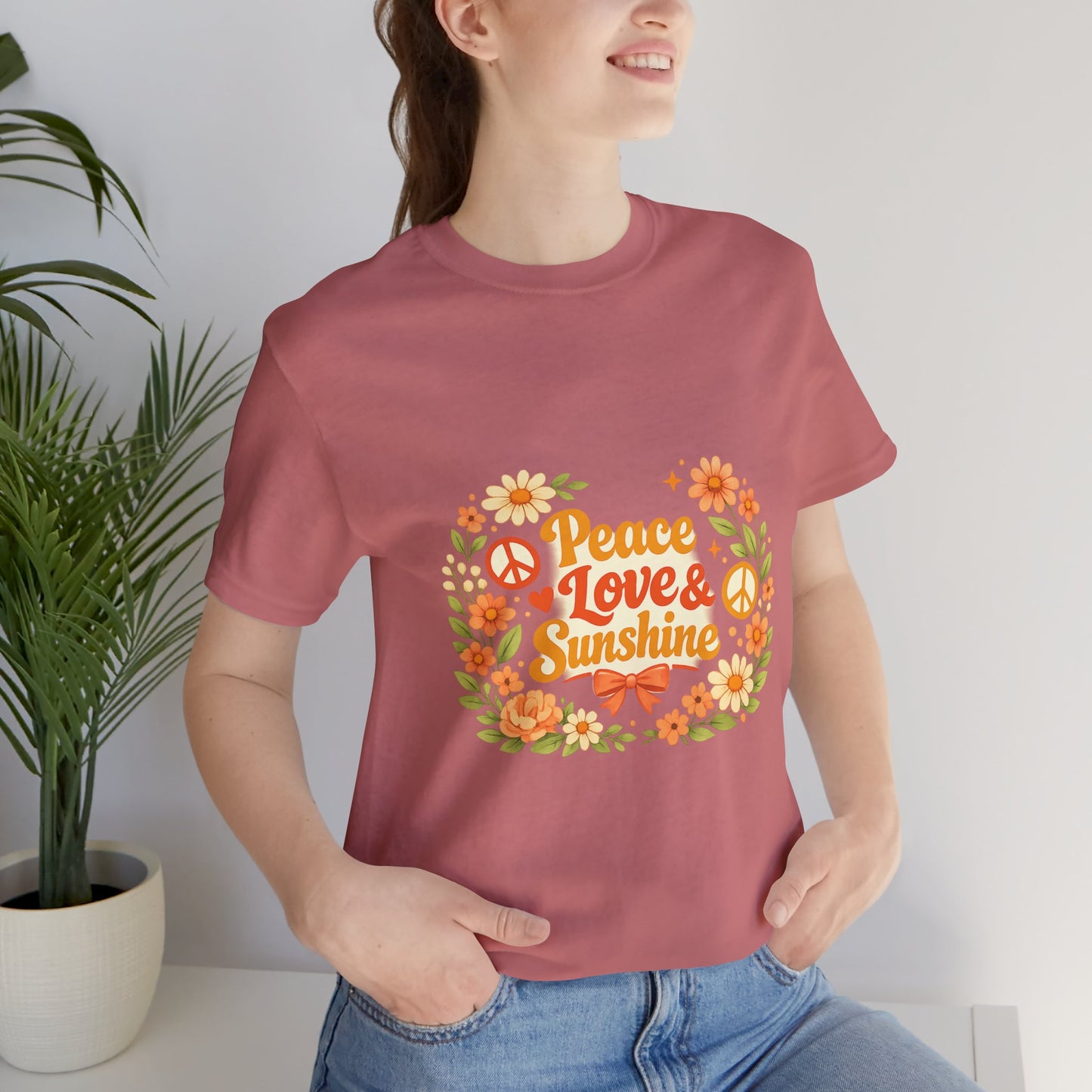 Peace Love and Sunshine Summer Vibes T-Shirt