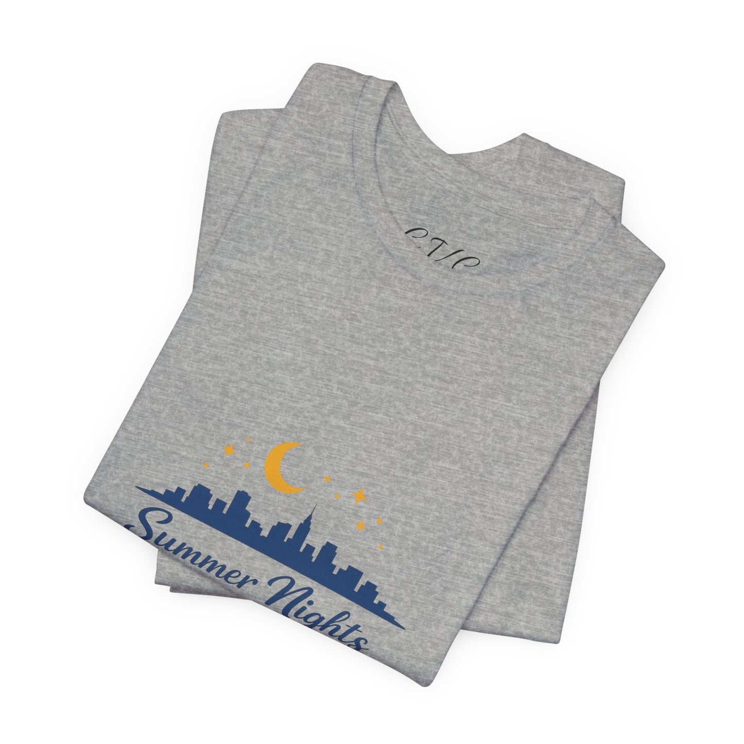 Summer Vibes City Nights T-Shirt — "Summer Nights and City Light"