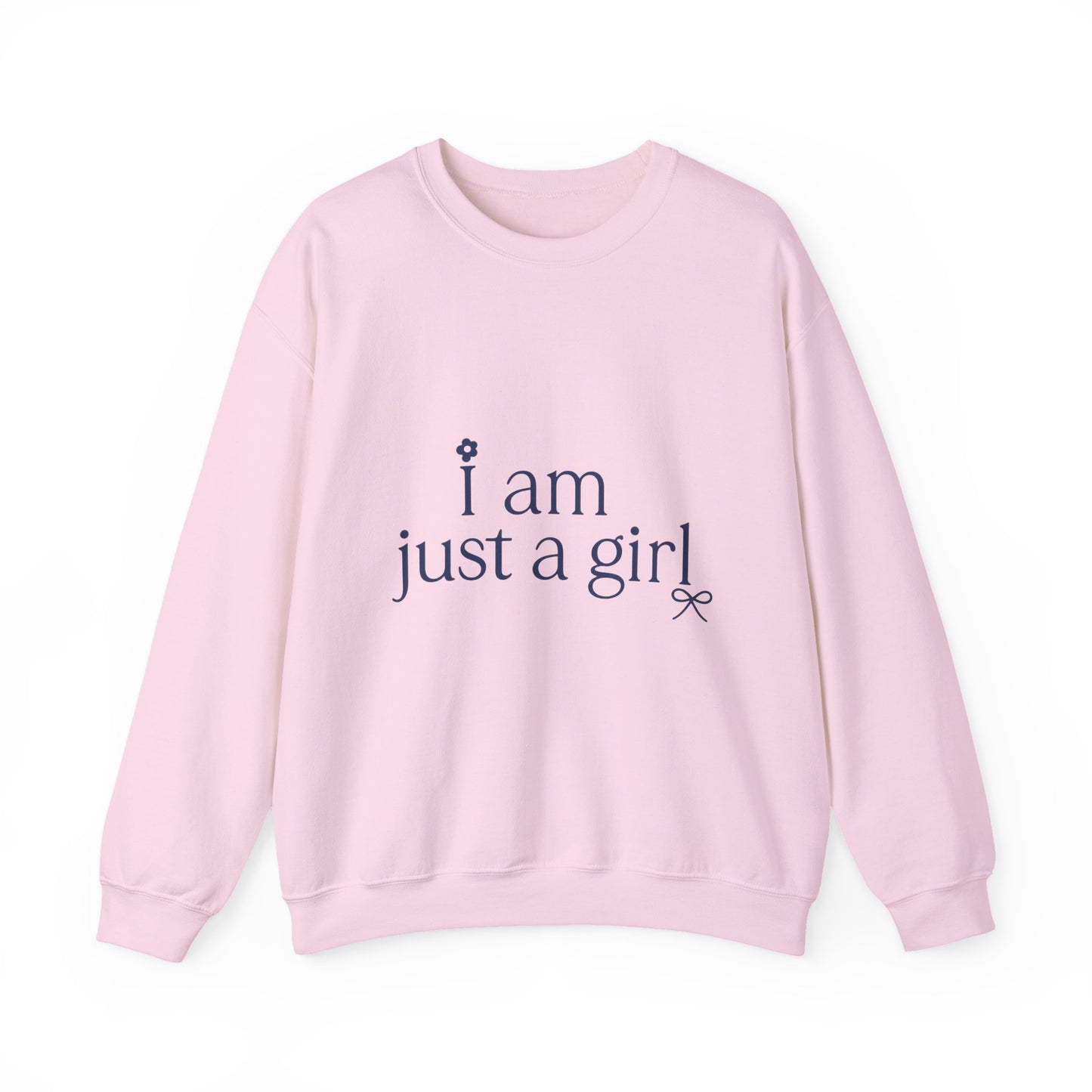 "I Am Just a Girl" Minimal Feminine Graphic