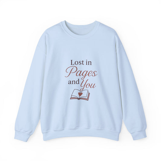Lost in Pages "You" Sweatshirt — Book Lover Crewneck