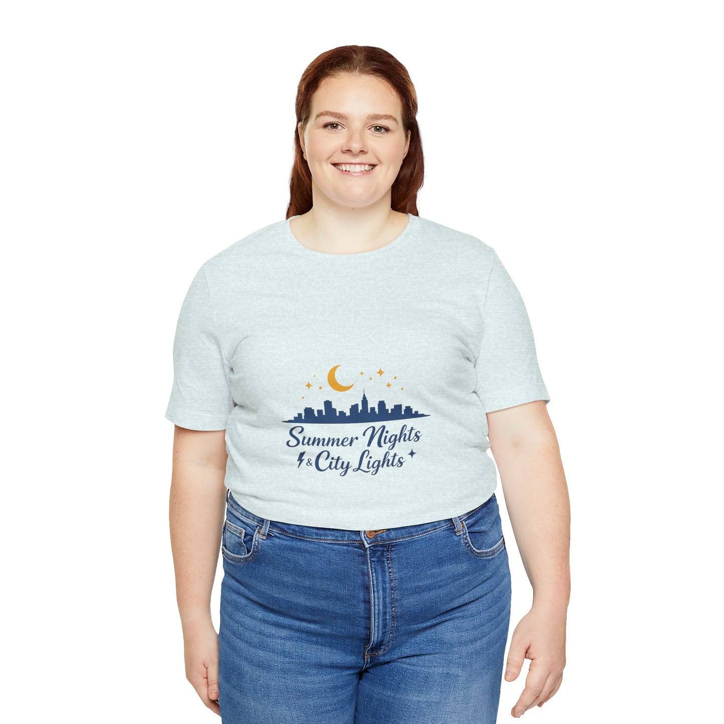 Summer Vibes City Nights T-Shirt — "Summer Nights and City Light"