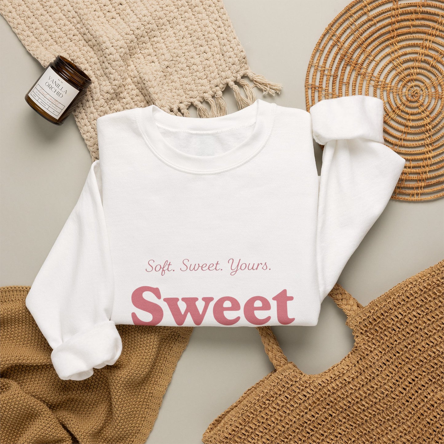 "Sweet On Me" Crewneck Sweatshirt — Cute Casual Pullover