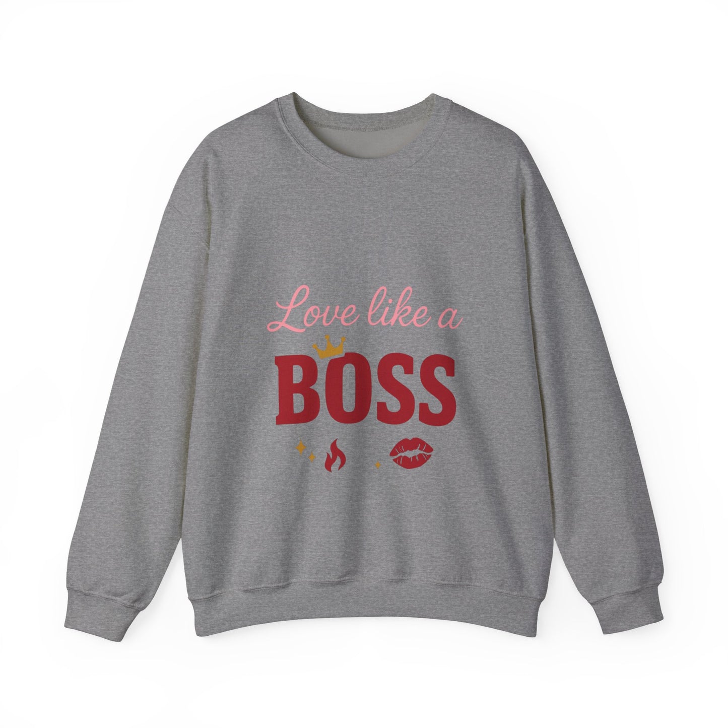 Love Like a Boss sweatshirt | Romantic typography crewneck