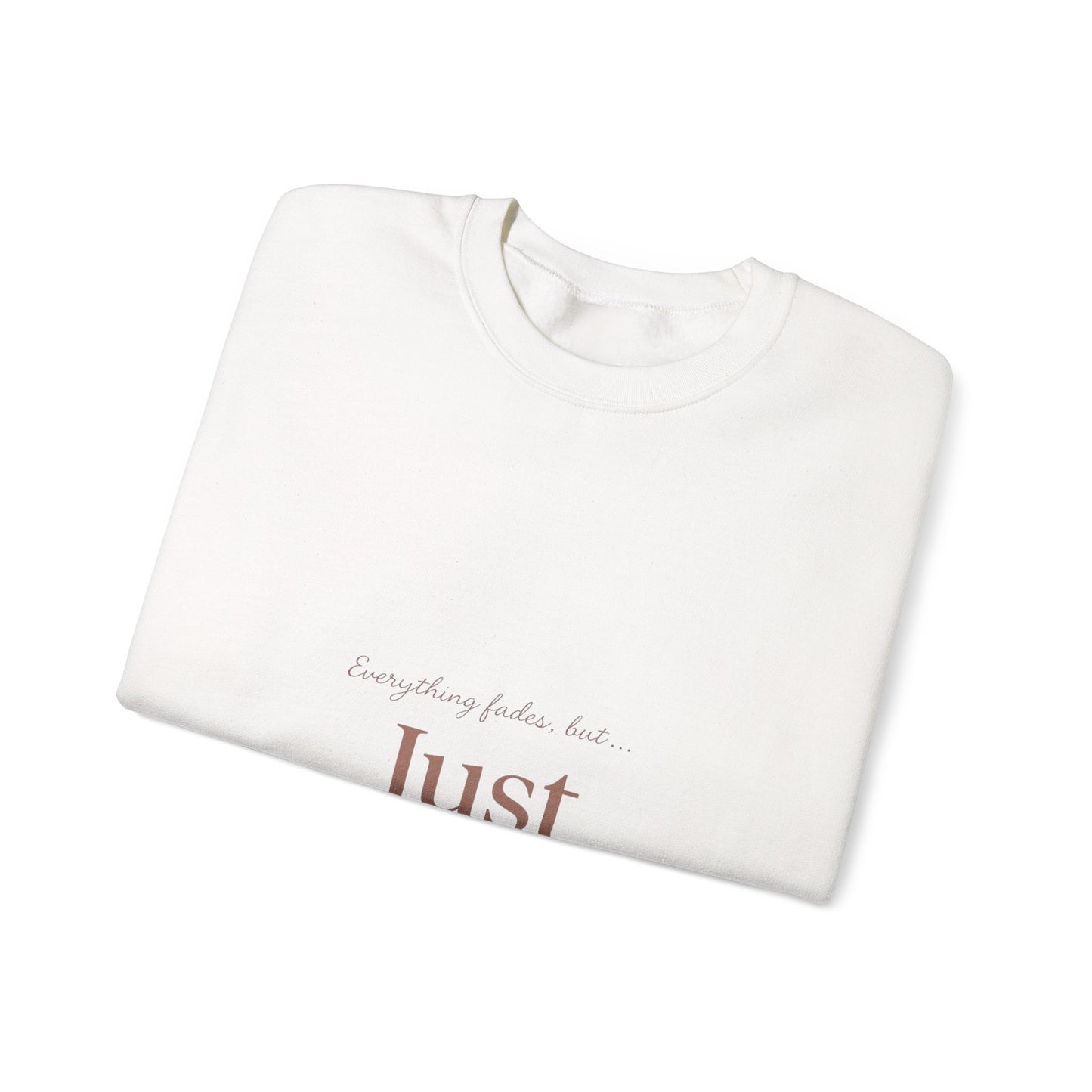 Just You minimalist text Sweatshirt | neutral typography crewneck