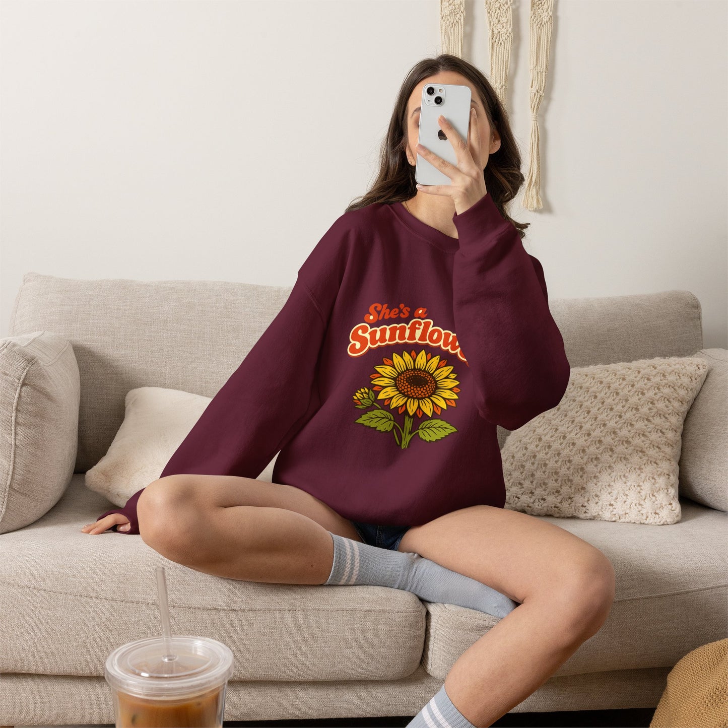 She's a Flower Summer Vibes Sweatshirt