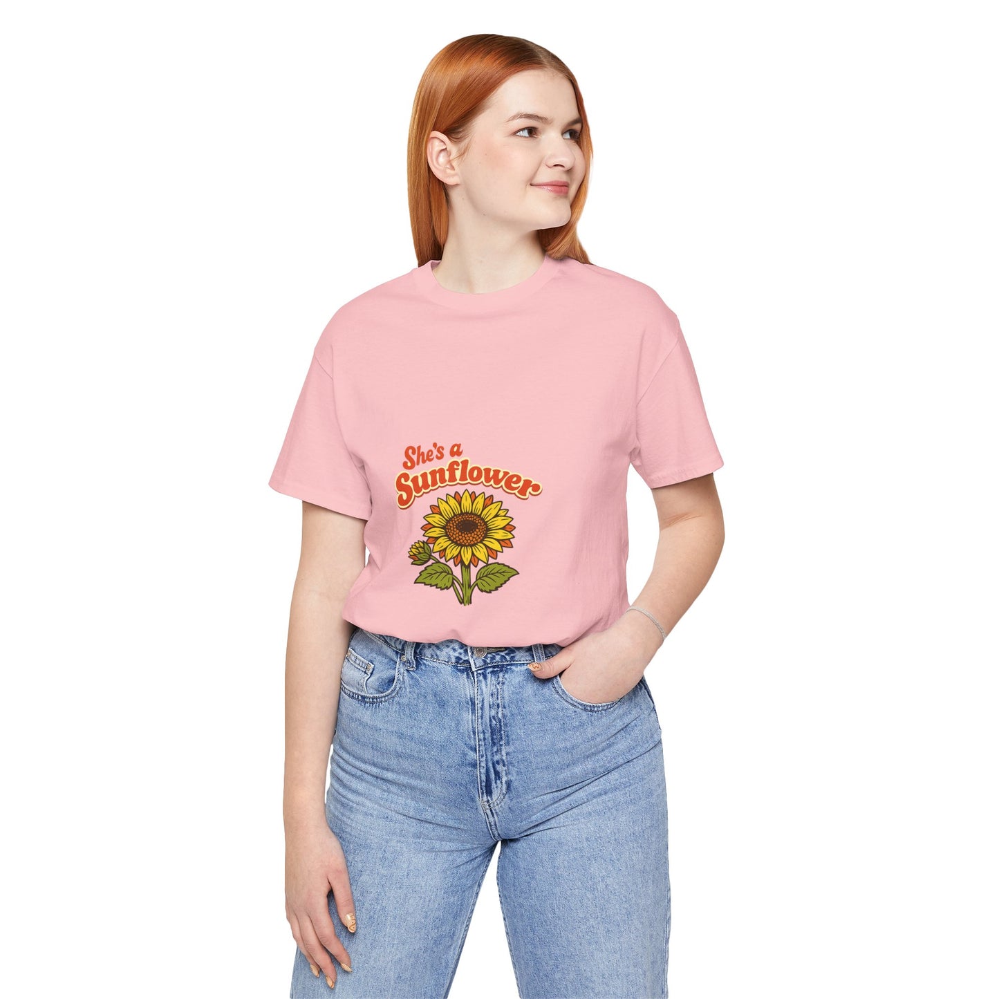 She's a Sunflower Tee — Summer Vibes Floral Graphic T-Shirt