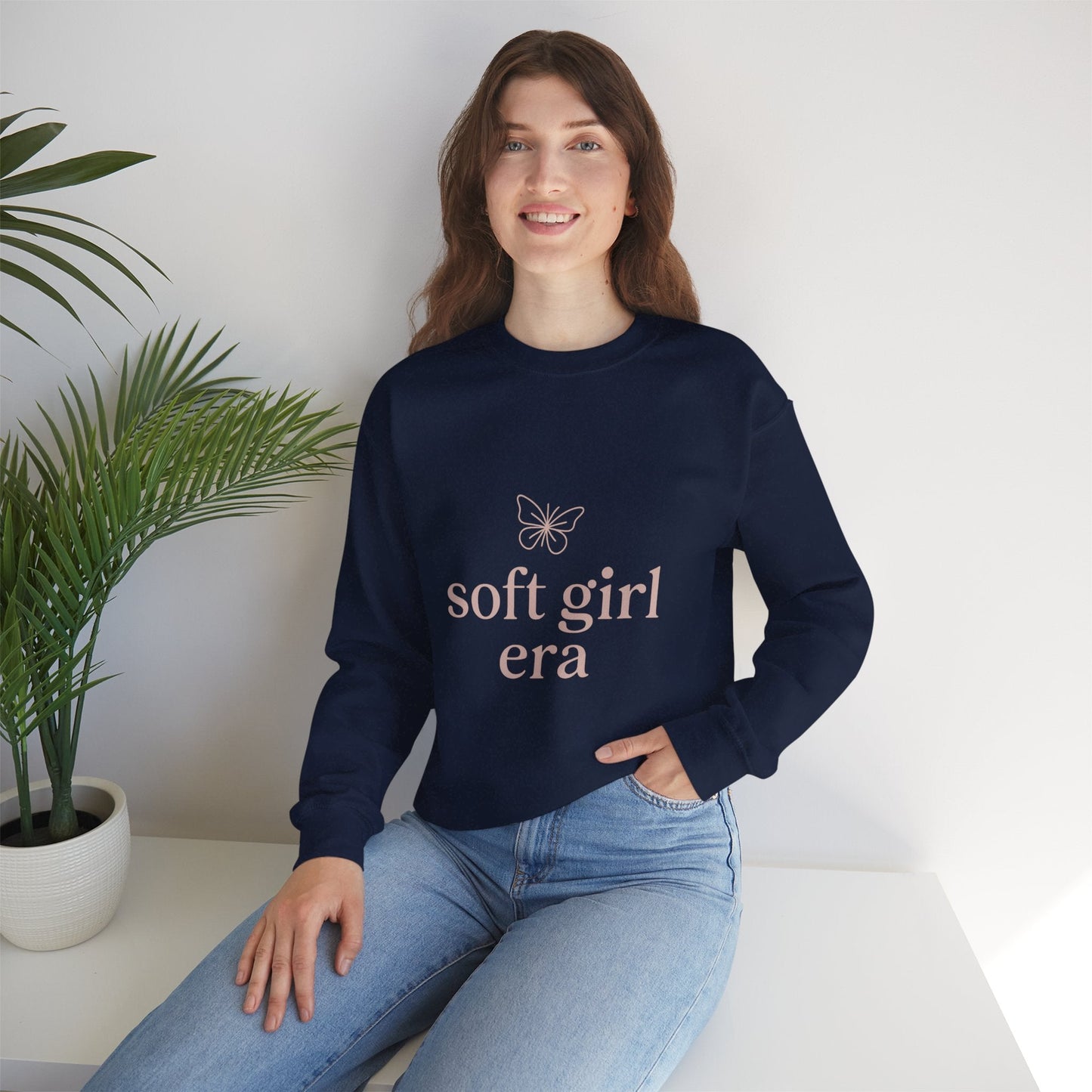 Soft Girl Era Crewneck Sweatshirt Printify