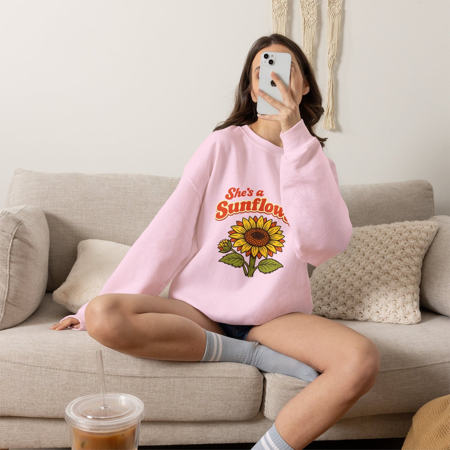 She's a Flower Summer Vibes Sweatshirt