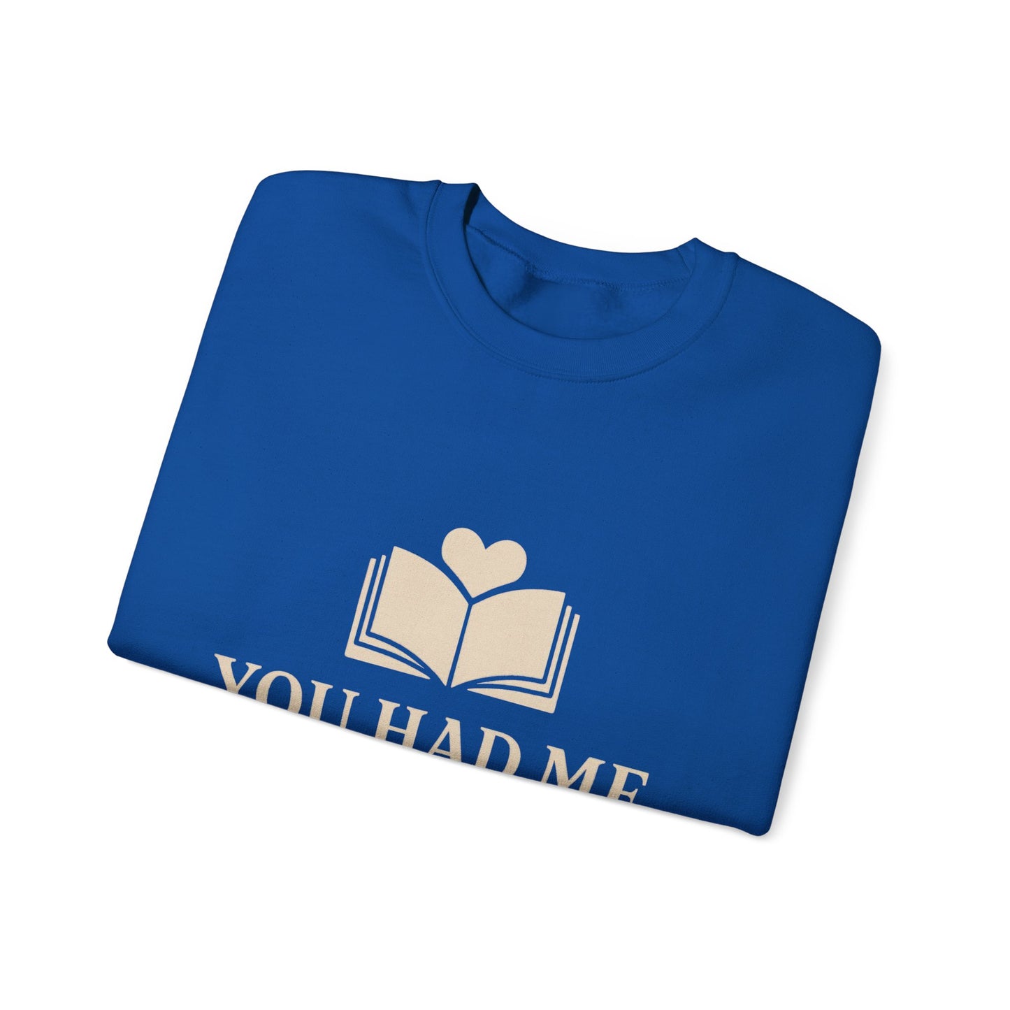 You Turned the Page Book Graphic Sweatshirt | Cozy Reading Quote Crewneck