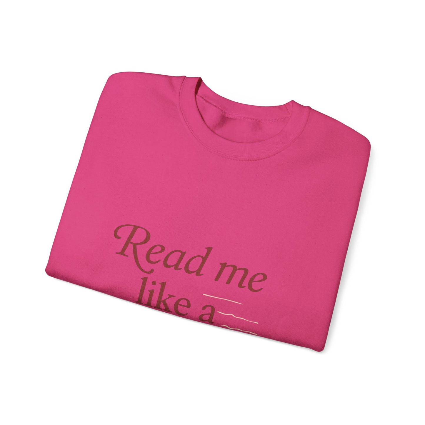 Read Me Like a Love Letter sweatshirt | cozy romantic typography
