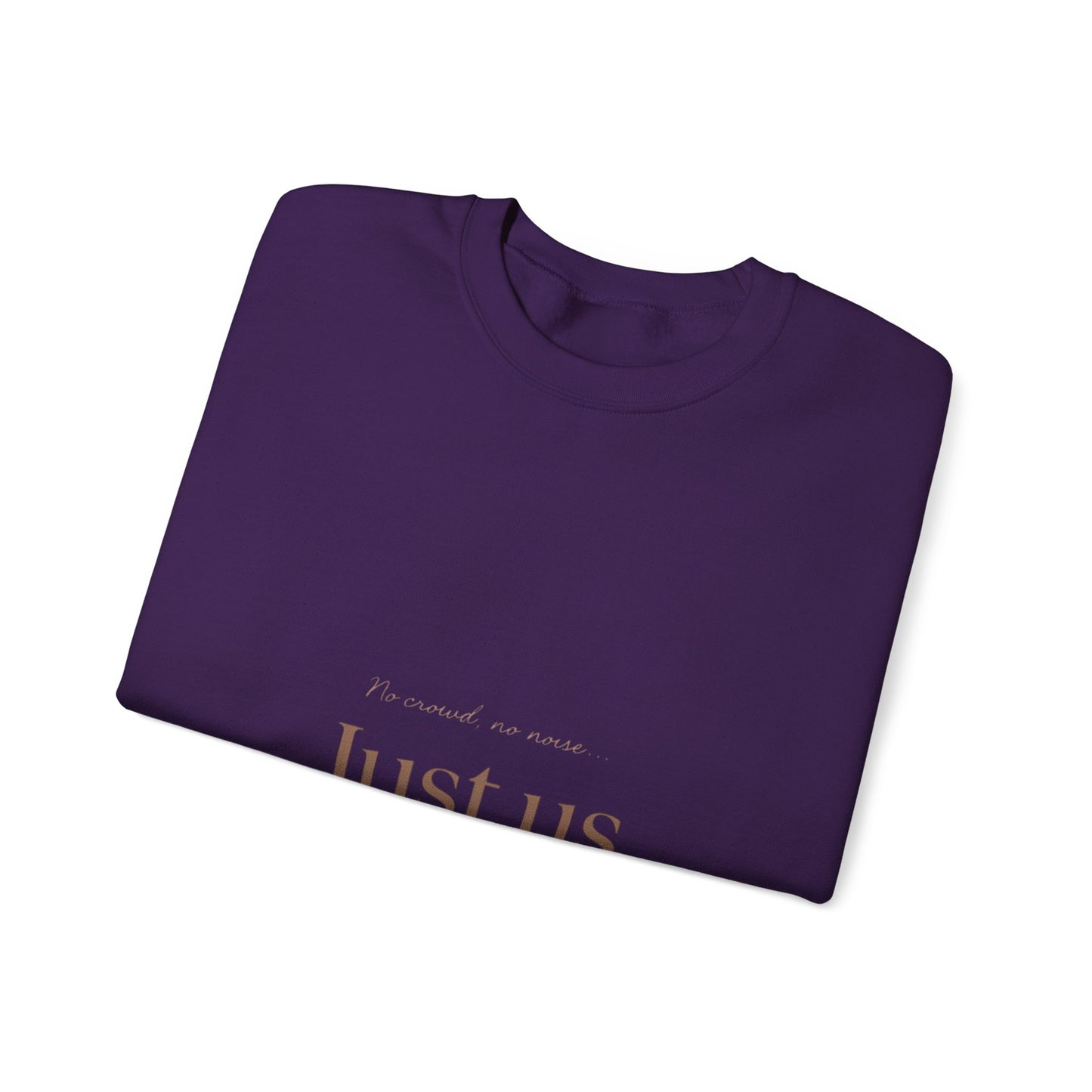 Just Us heart sweatshirt | minimalist couples crewneck