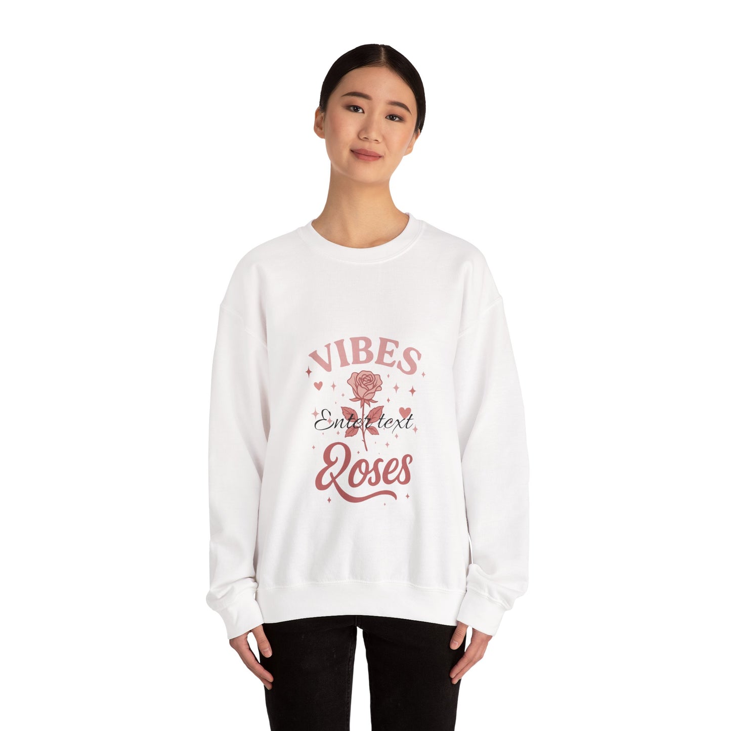 Roses Vibes Crewneck Sweatshirt