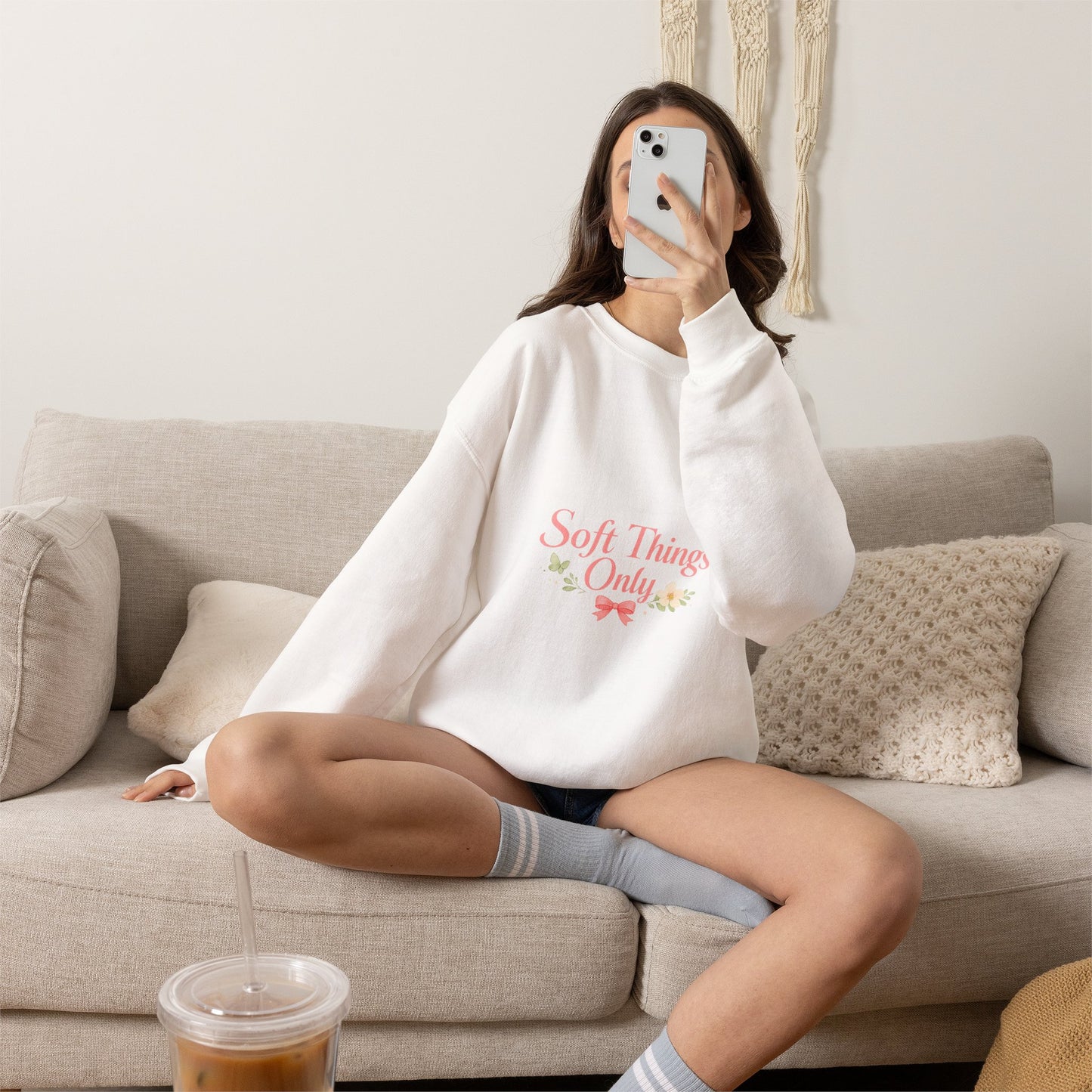 Soft Things Only Summer Vibes Sweatshirt