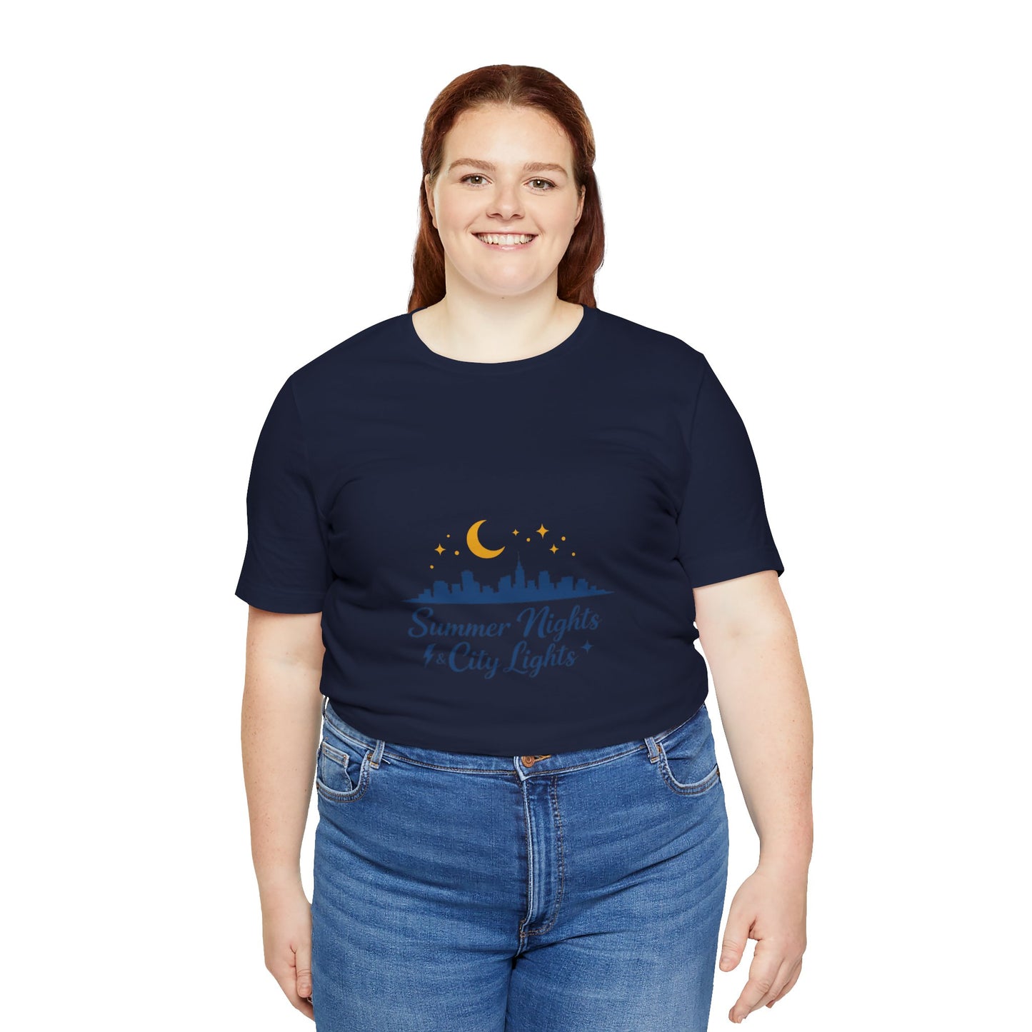 Summer Vibes City Nights T-Shirt — "Summer Nights and City Light"