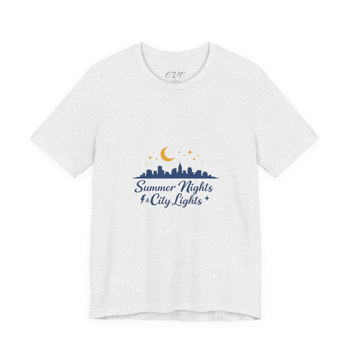 Summer Vibes City Nights T-Shirt — "Summer Nights and City Light"