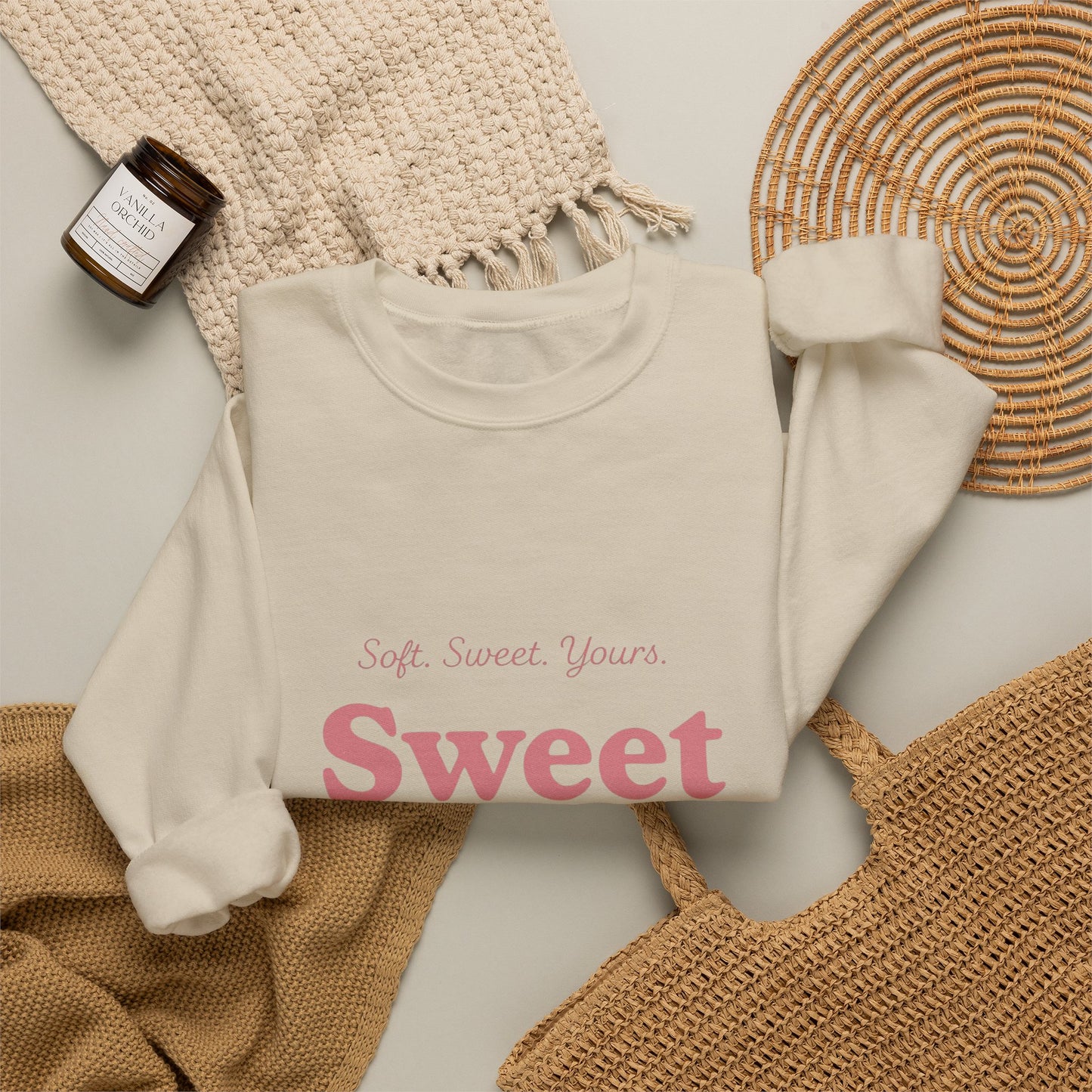 "Sweet On Me" Crewneck Sweatshirt — Cute Casual Pullover