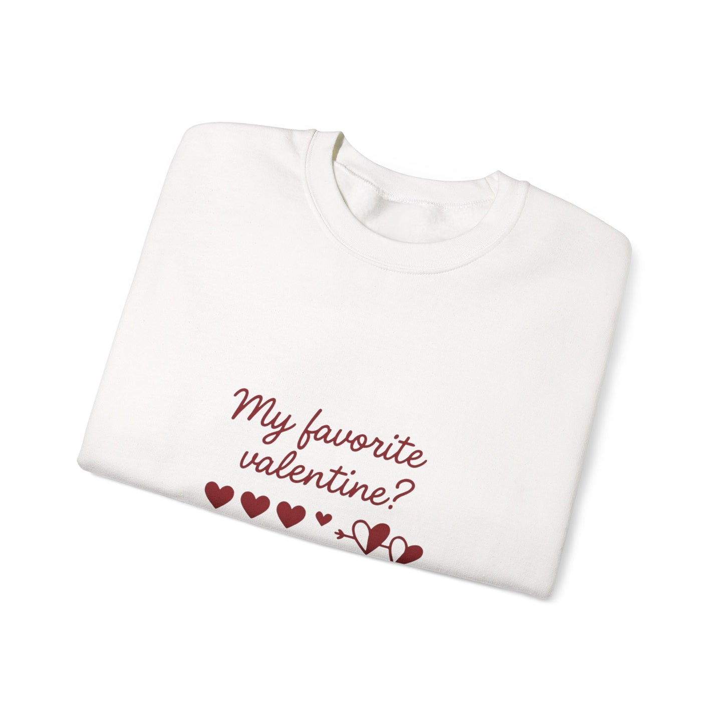 My Favorite Valentine My Bestie sweatshirt | Friendship Valentine Crewneck