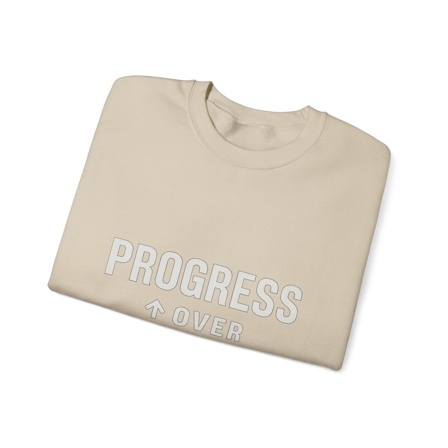 Peace Over Progress Sweatshirt — Minimalist Statement Crewneck