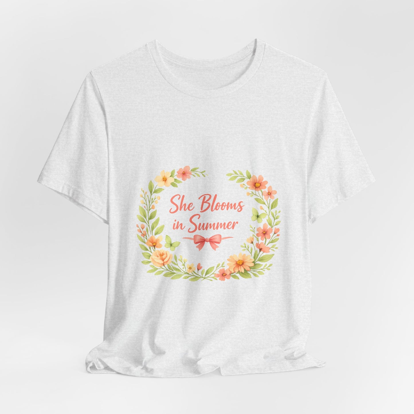 She Blooms in Summer Vibes T-Shirt