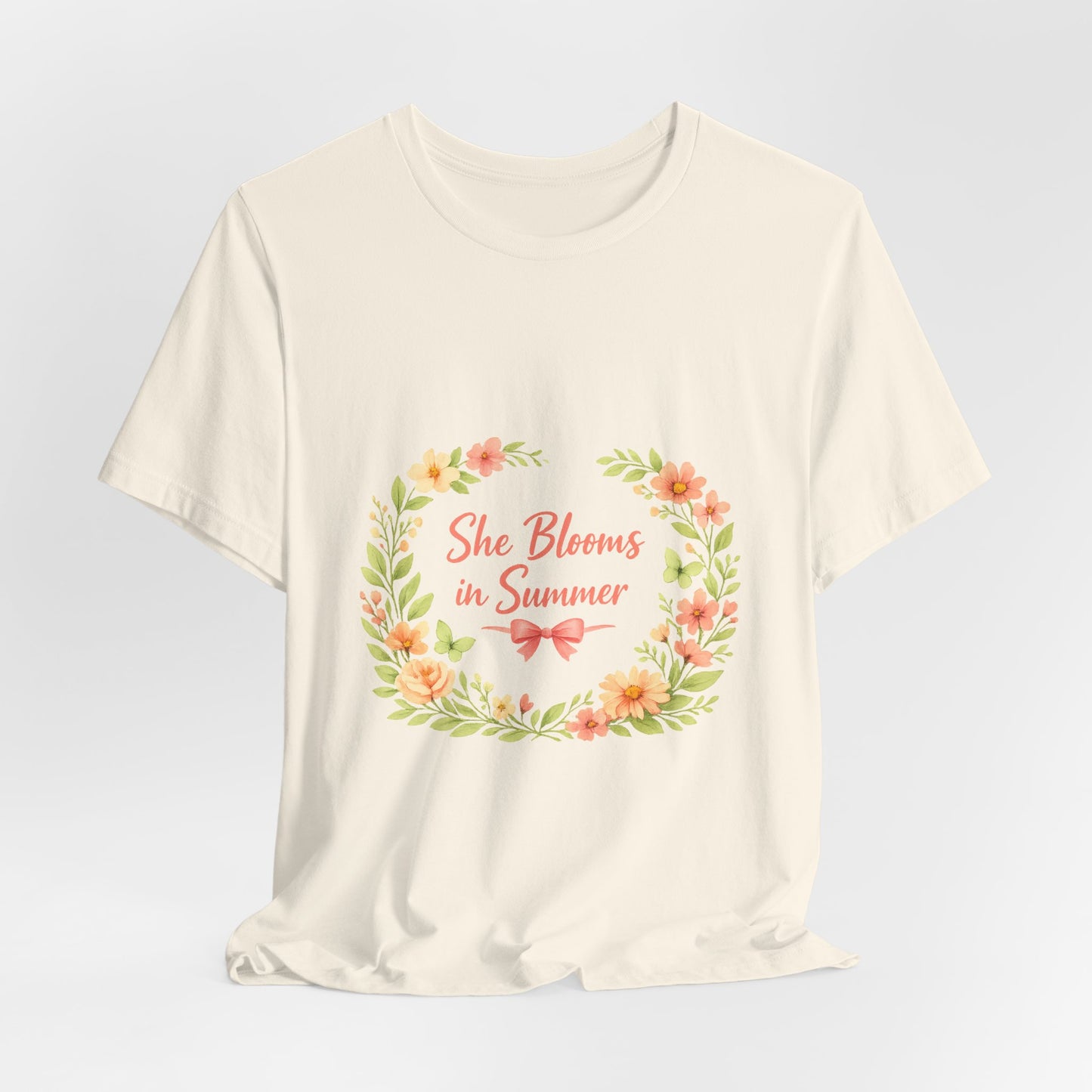 She Blooms in Summer Vibes T-Shirt