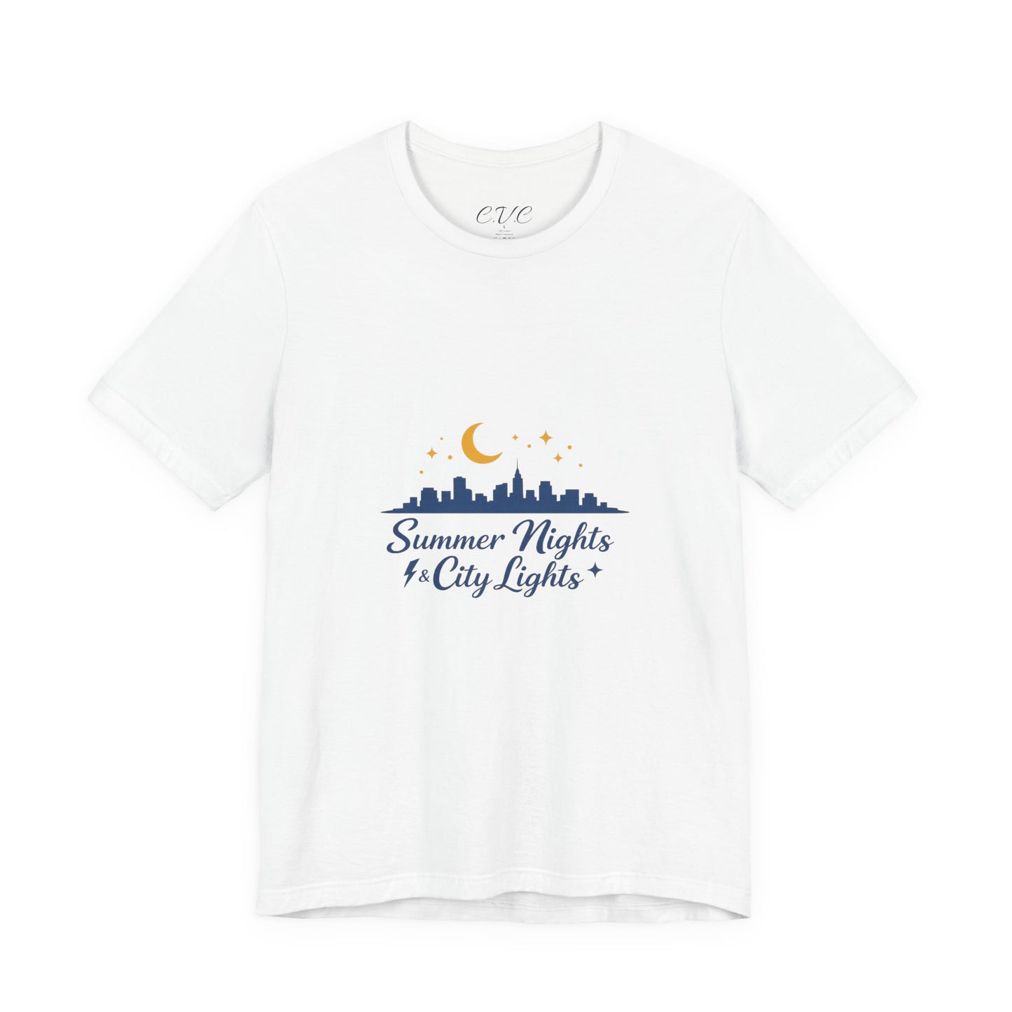 Summer Vibes City Nights T-Shirt — "Summer Nights and City Light"