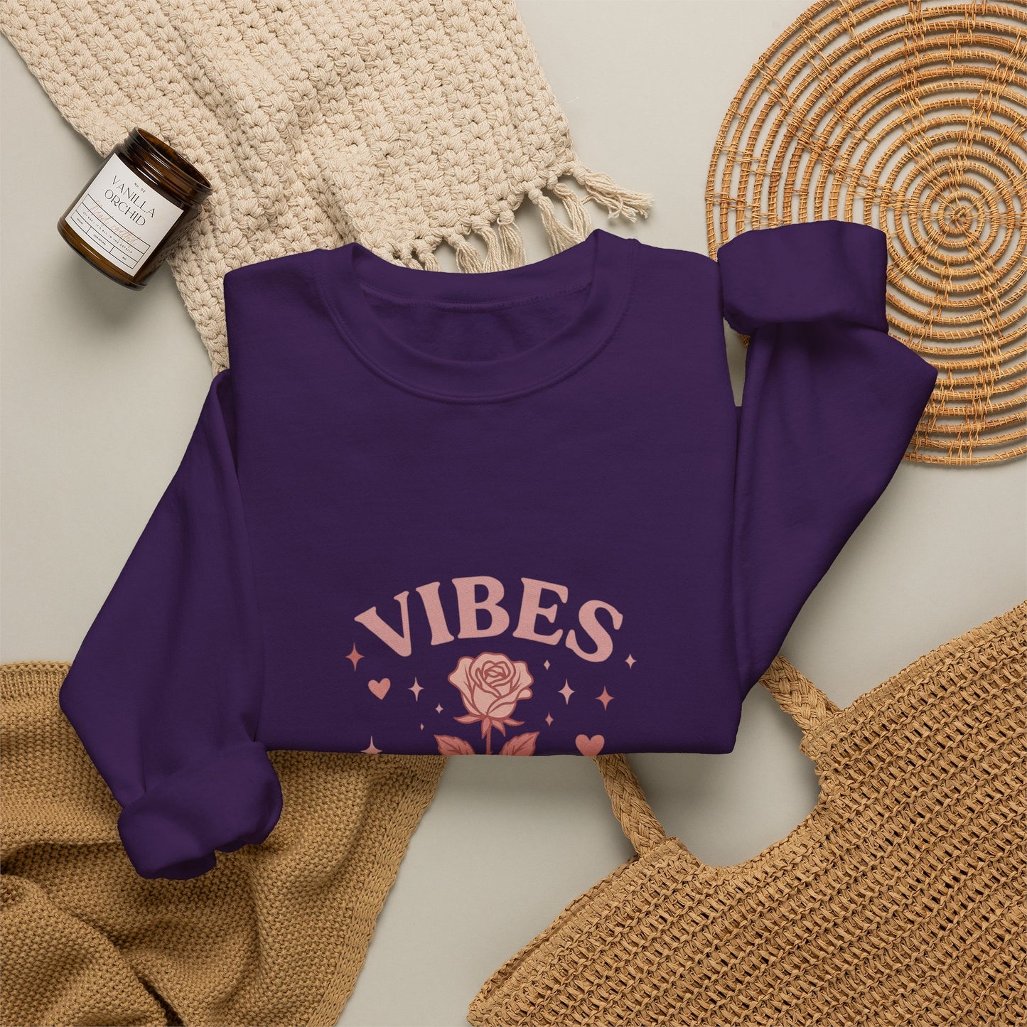 Roses Vibes Crewneck Sweatshirt