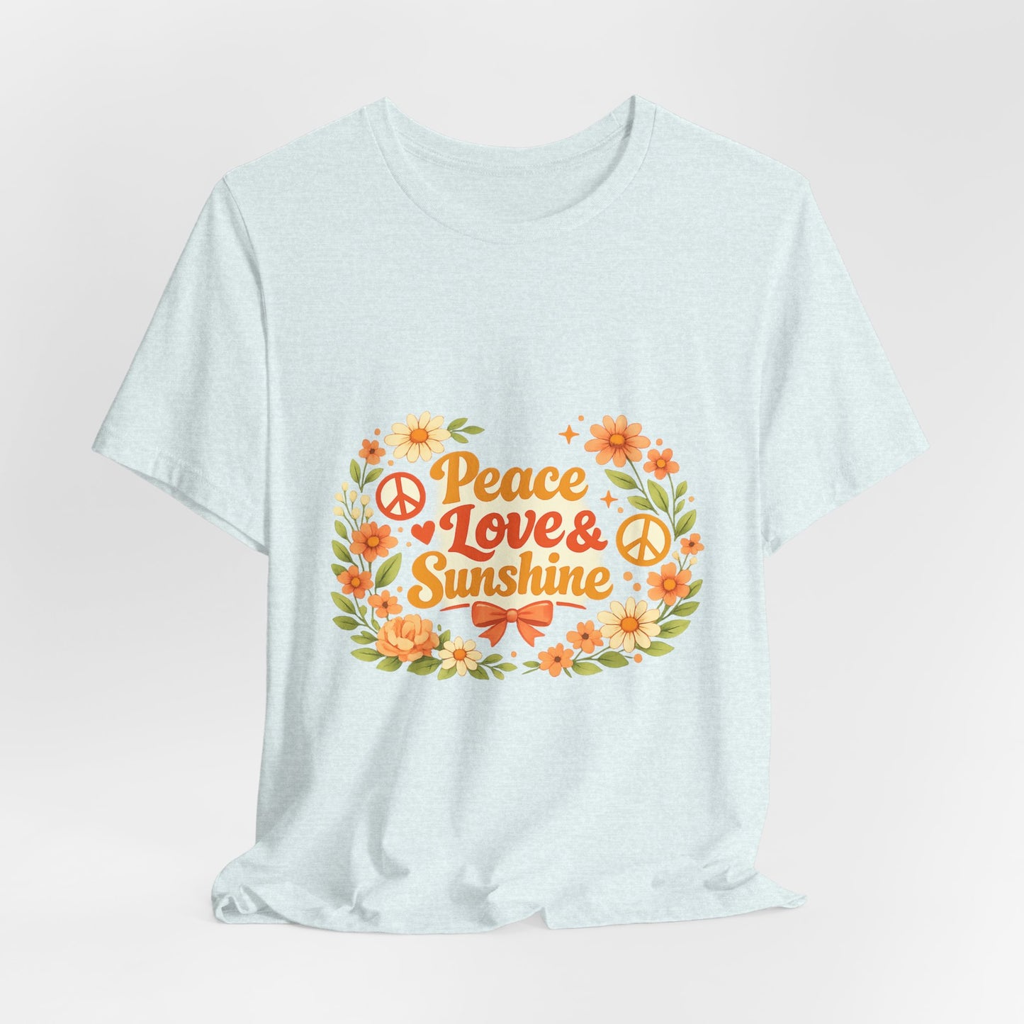 Peace Love and Sunshine Summer Vibes T-Shirt