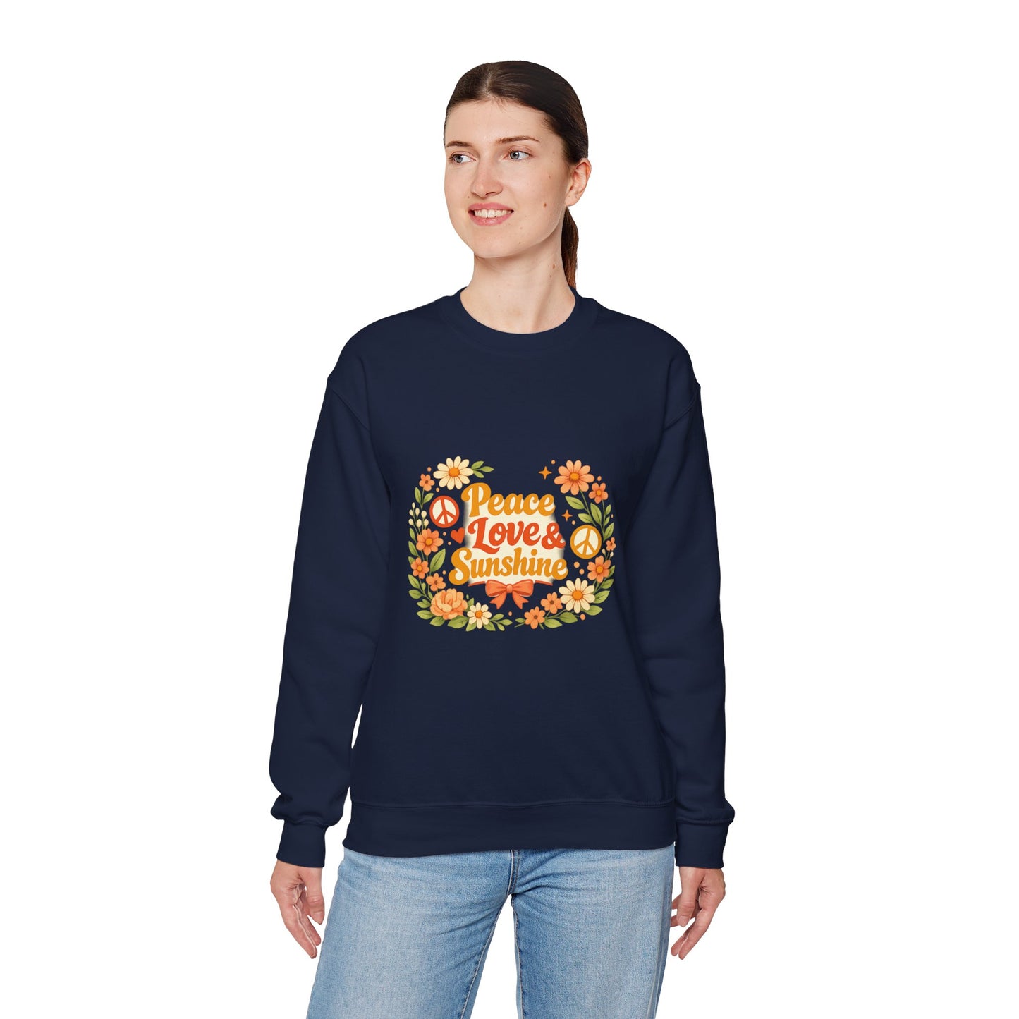 Peace Love and Summer Sweatshirt — Summer Vibes Crewneck