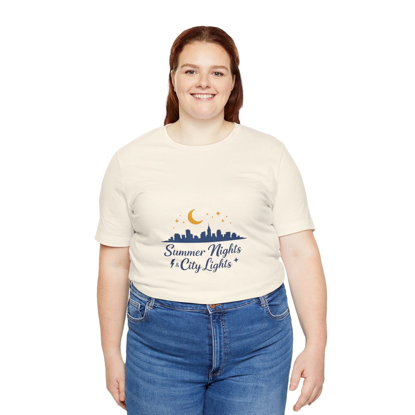 Summer Vibes City Nights T-Shirt — "Summer Nights and City Light"