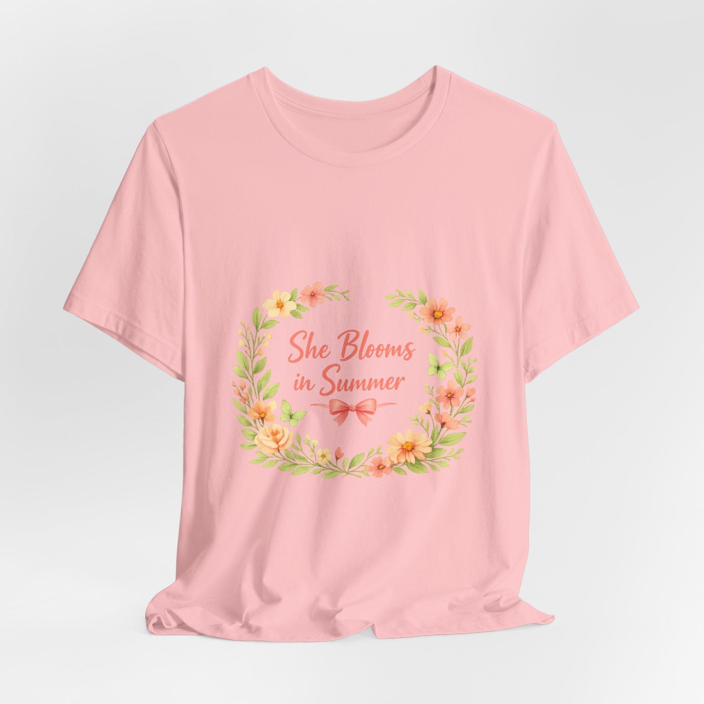 She Blooms in Summer Vibes T-Shirt