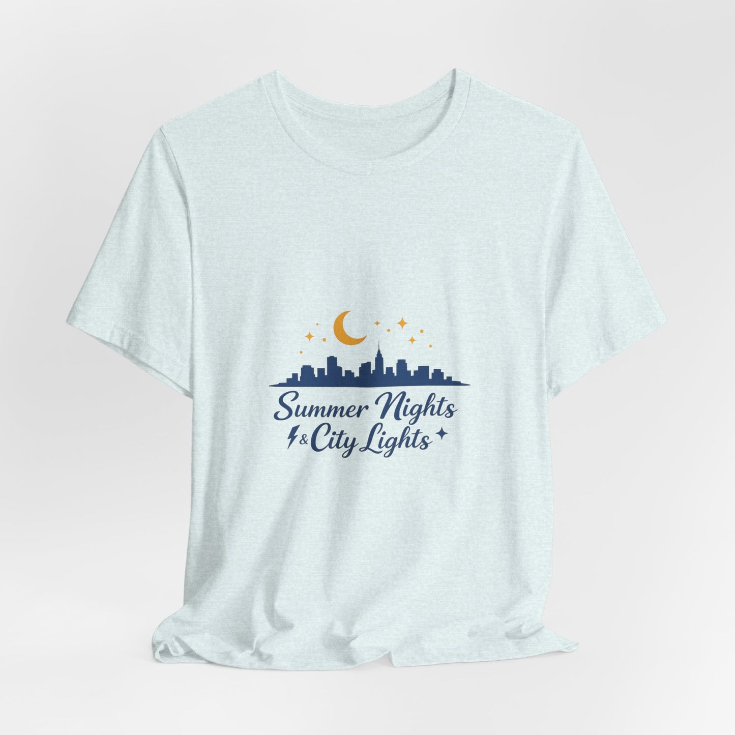 Summer Vibes City Nights T-Shirt — "Summer Nights and City Light"