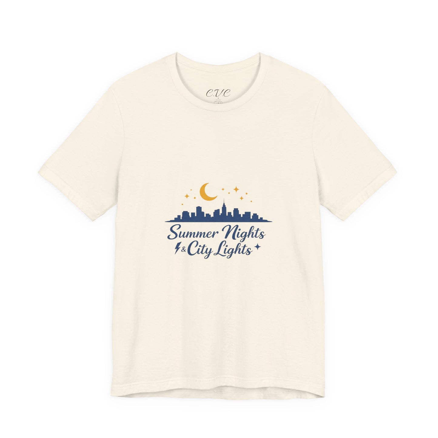 Summer Vibes City Nights T-Shirt — "Summer Nights and City Light"