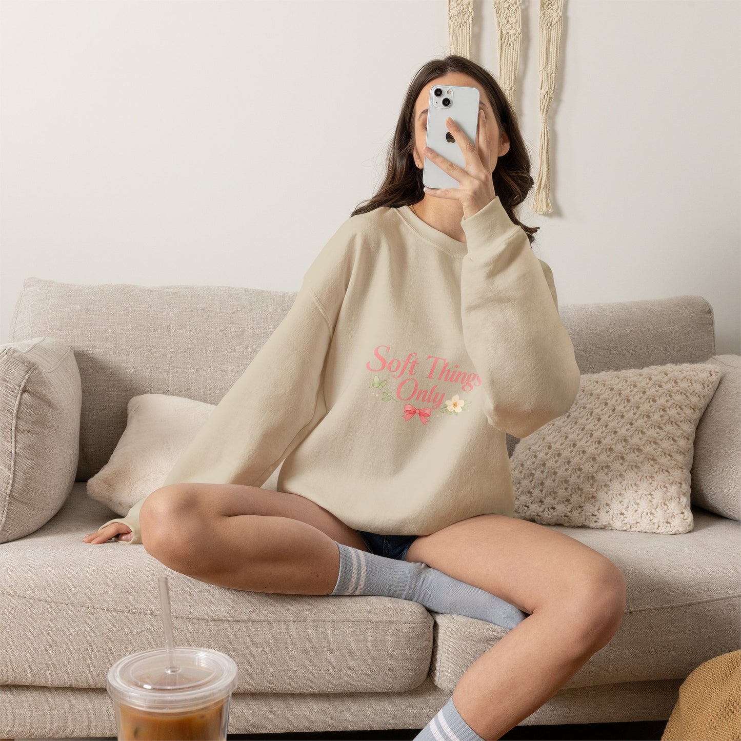 Soft Things Only Summer Vibes Sweatshirt