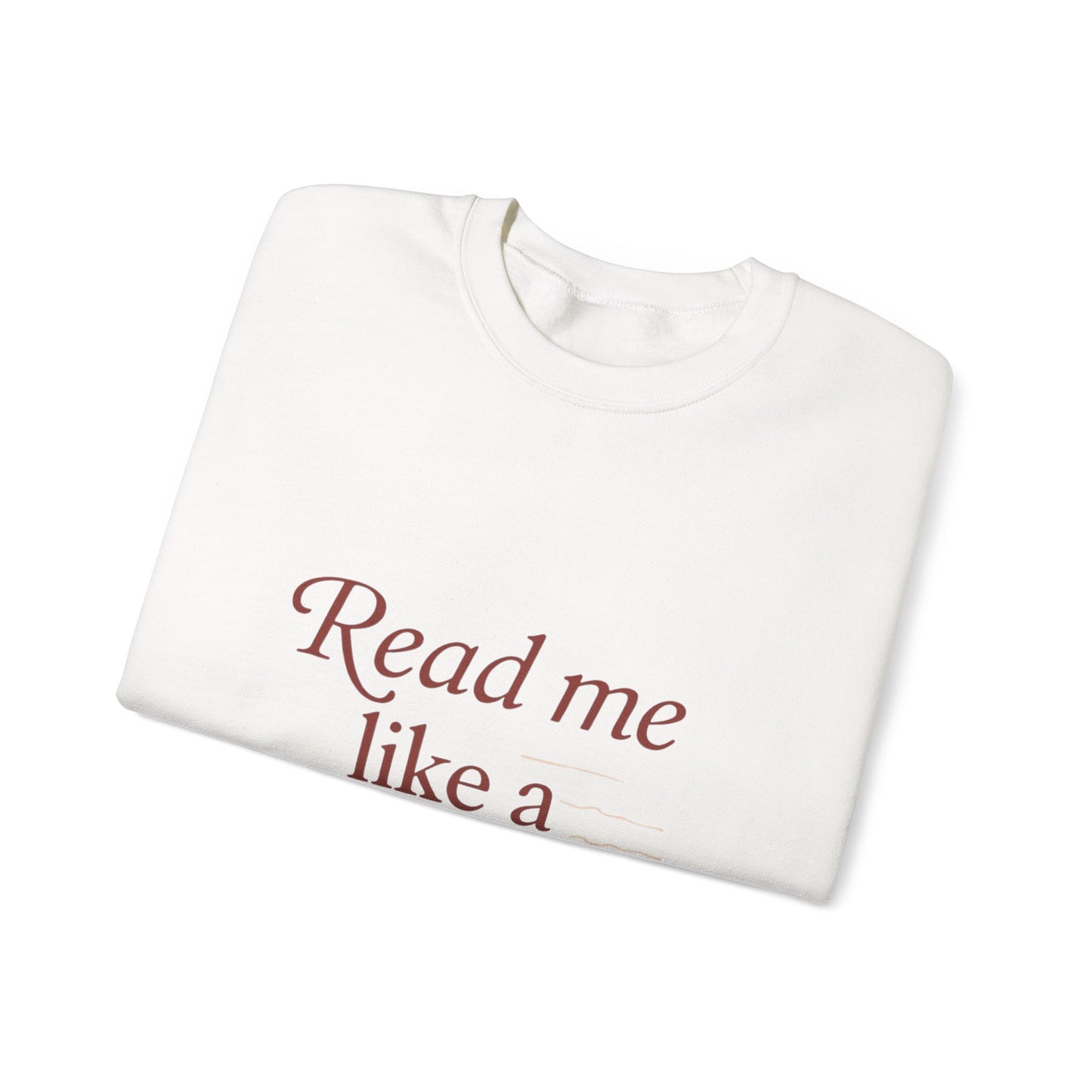 Read Me Like a Love Letter sweatshirt | cozy romantic typography