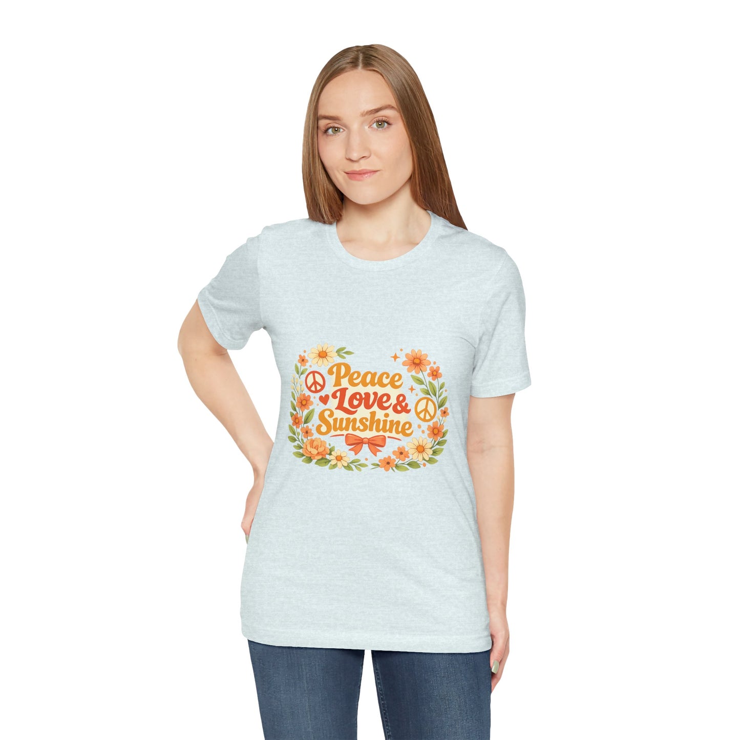 Peace Love and Sunshine Summer Vibes T-Shirt