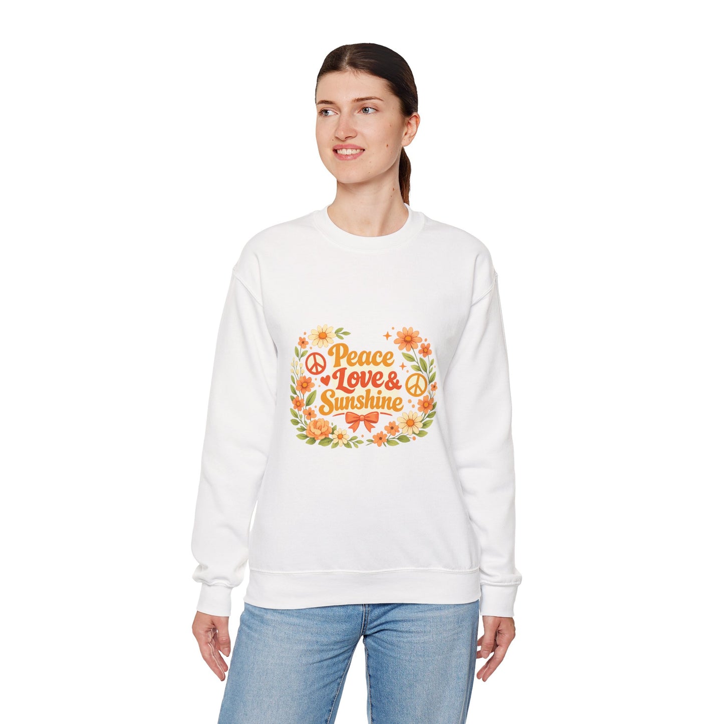 Peace Love and Summer Sweatshirt — Summer Vibes Crewneck