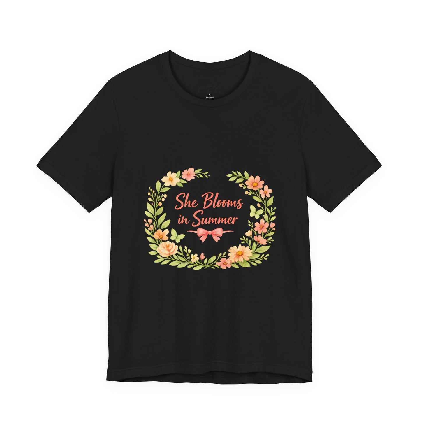 She Blooms in Summer Vibes T-Shirt