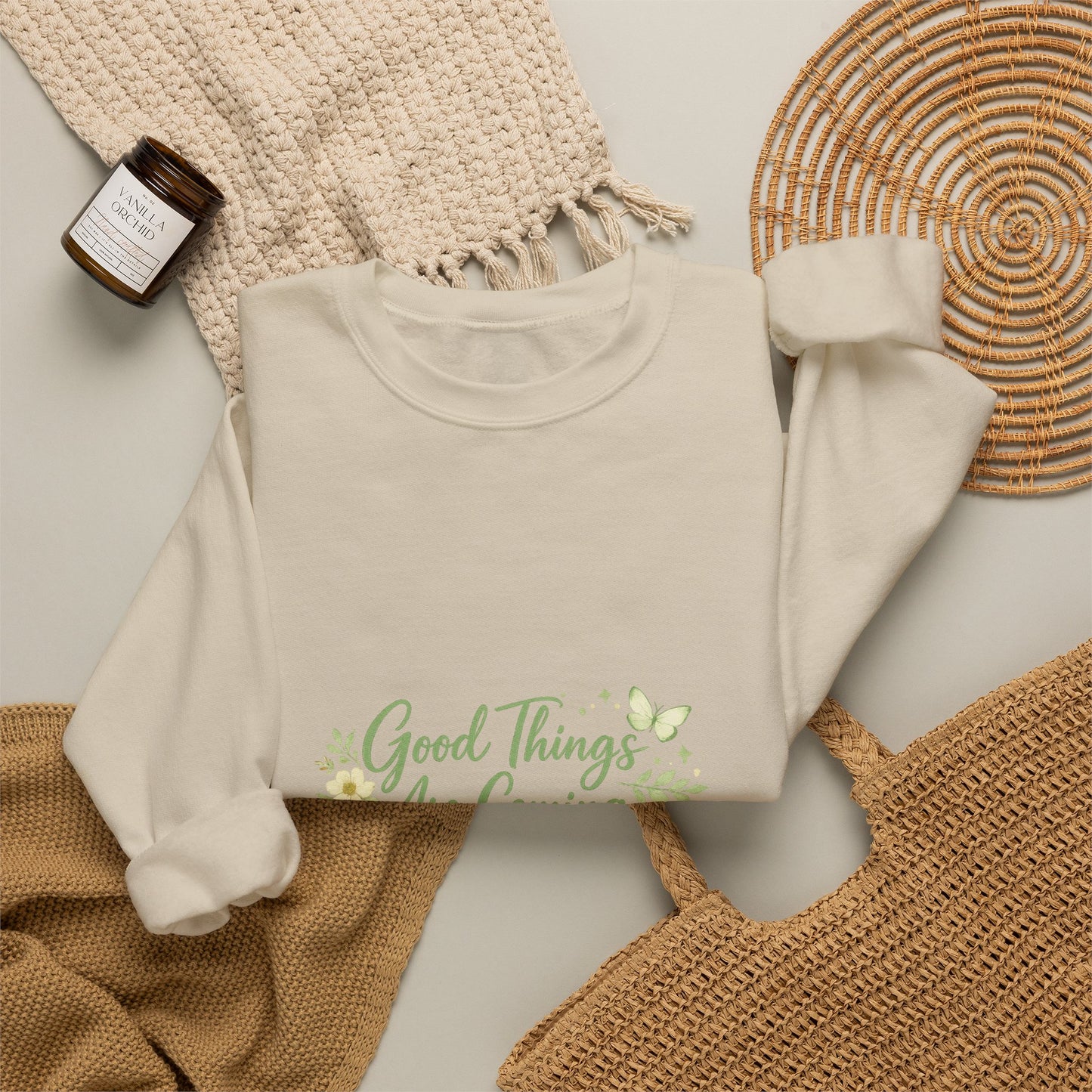 Good Things Are Coming Summer Vibes Crewneck Sweatshirt