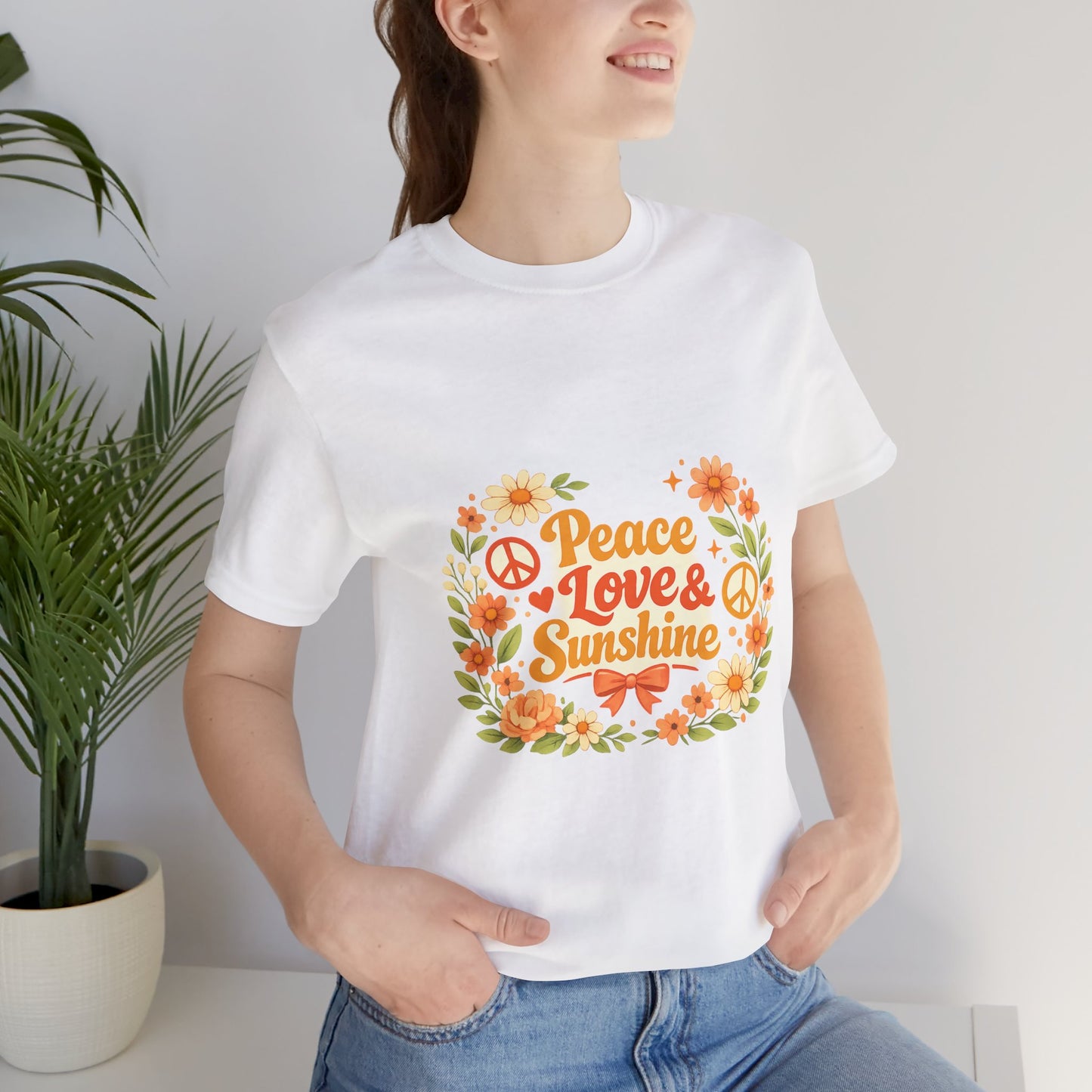 Peace Love and Sunshine Summer Vibes T-Shirt