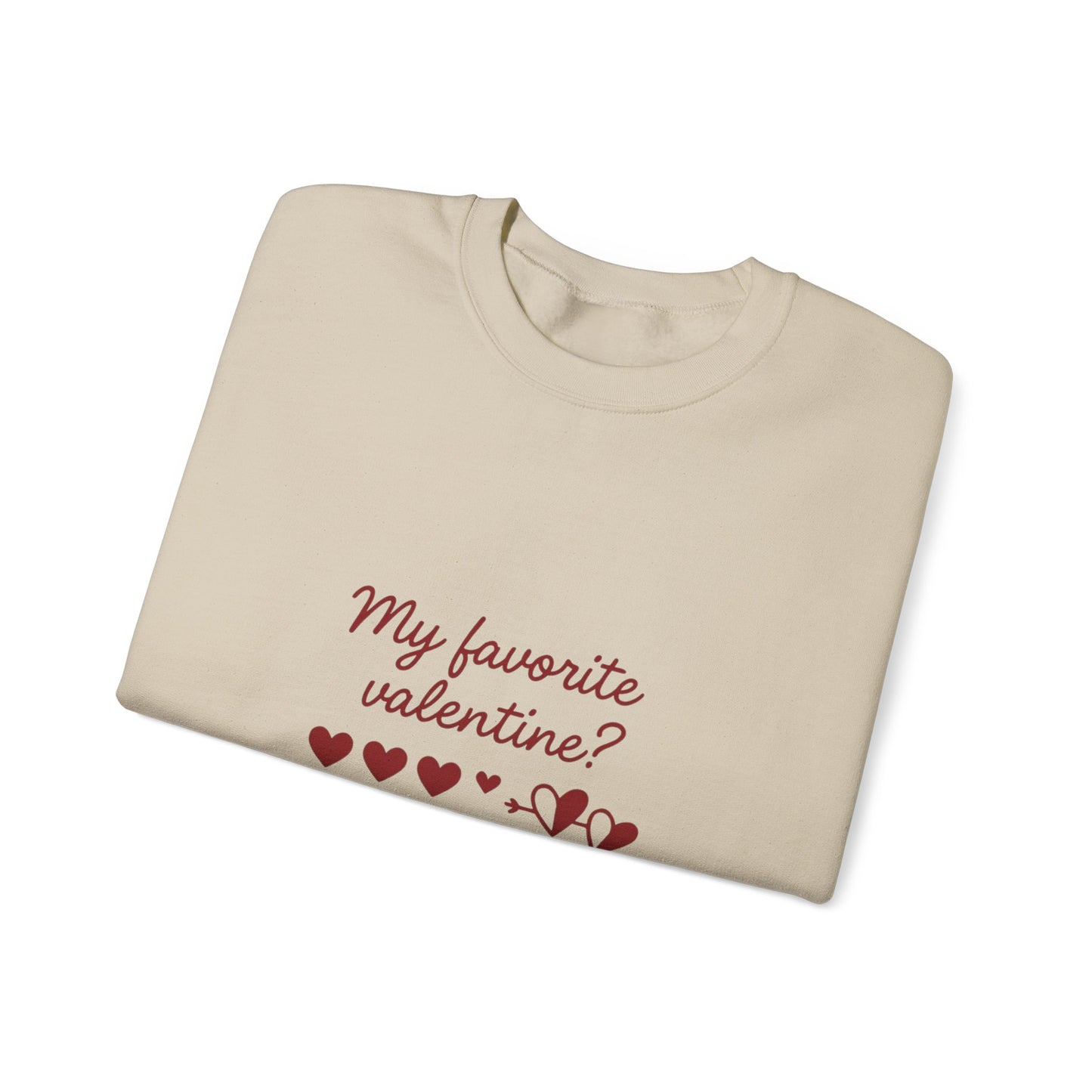My Favorite Valentine My Bestie sweatshirt | Friendship Valentine Crewneck