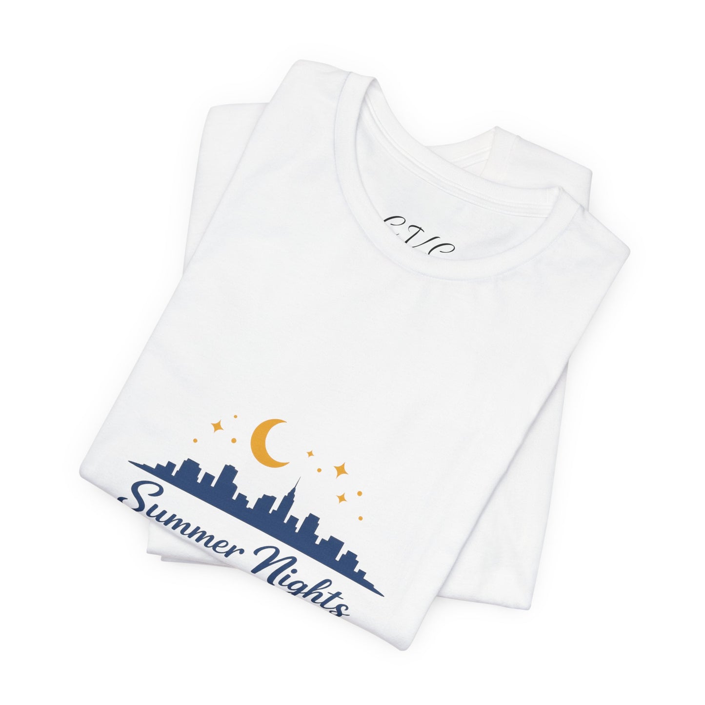 Summer Vibes City Nights T-Shirt — "Summer Nights and City Light"