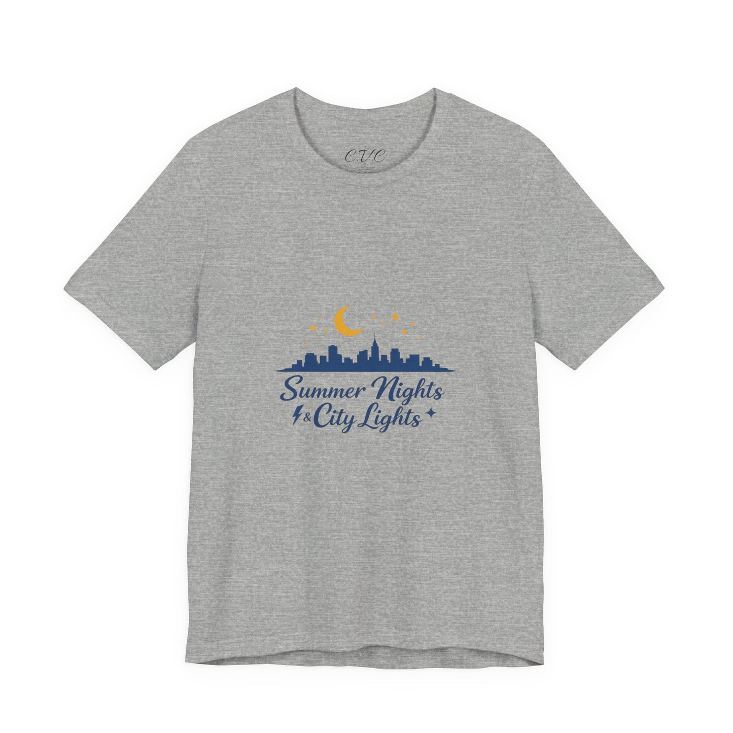Summer Vibes City Nights T-Shirt — "Summer Nights and City Light"