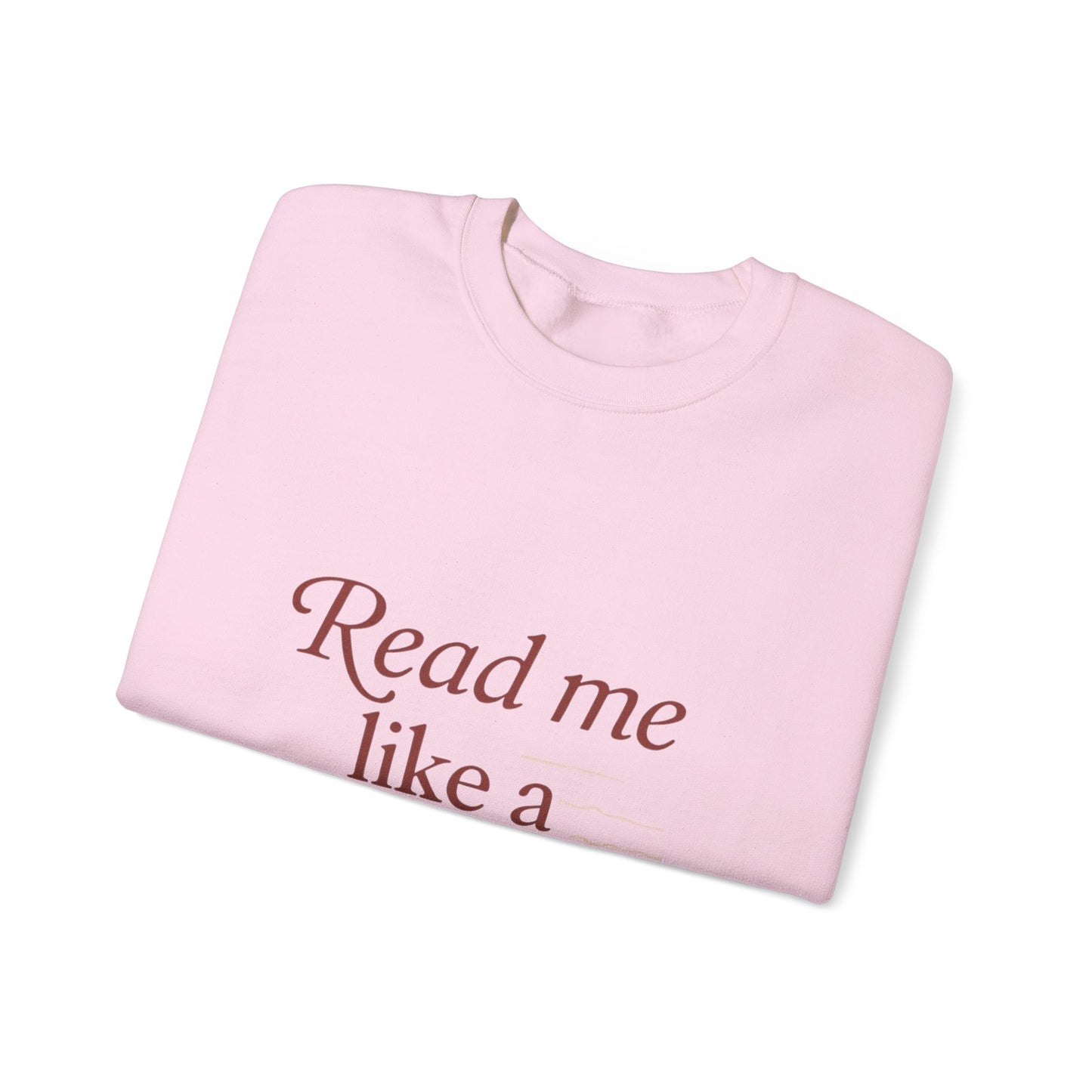 Read Me Like a Love Letter sweatshirt | cozy romantic typography