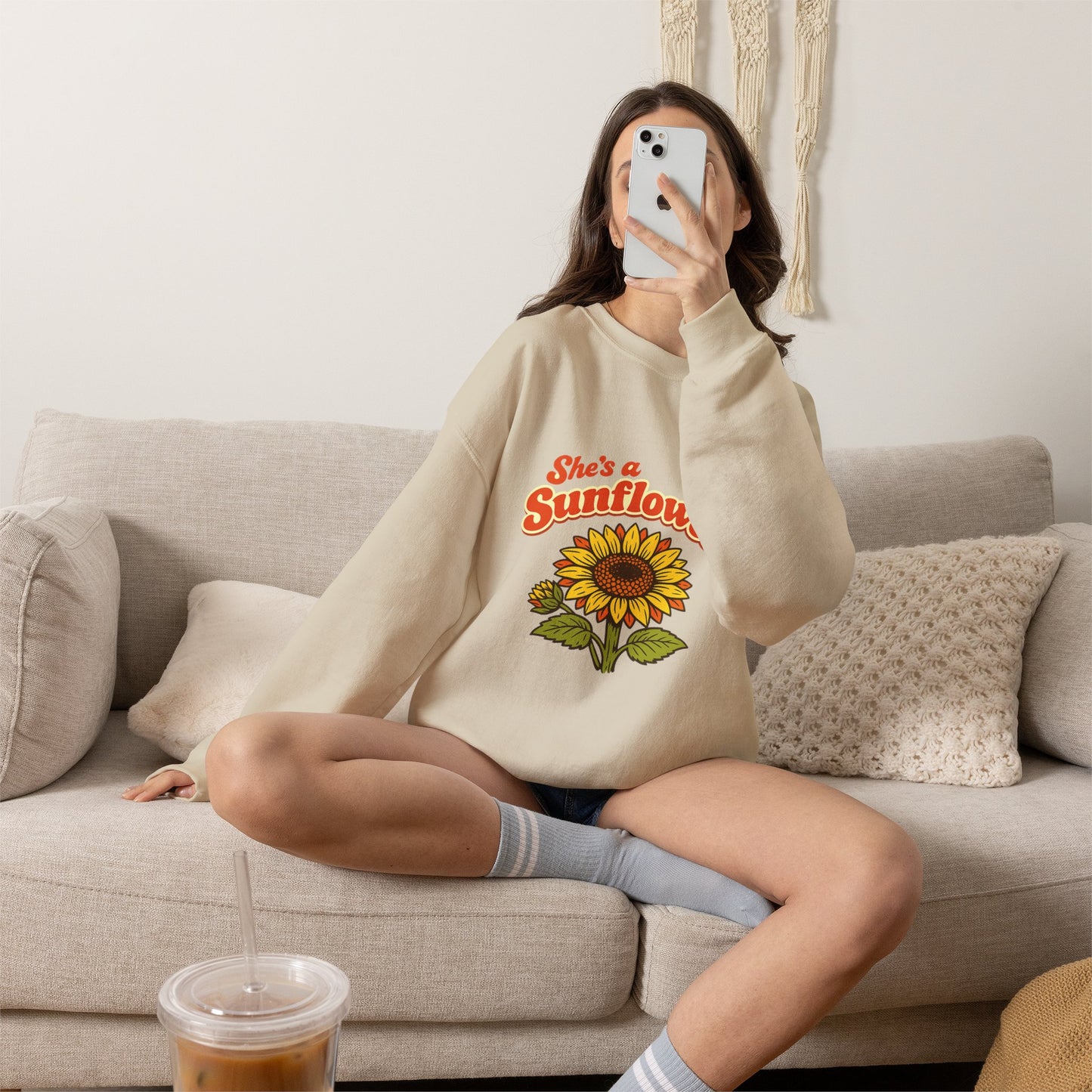 She's a Flower Summer Vibes Sweatshirt